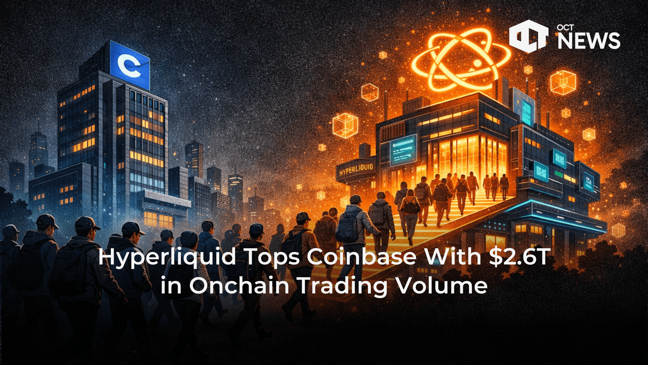 Hyperliquid Tops Coinbase With $2.6T in Onchain Trading Volume image