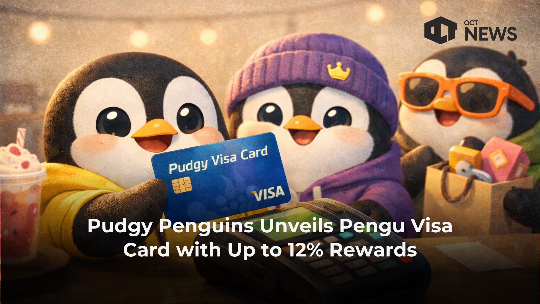 Pudgy Penguins Unveils Pengu Visa Card with Up to 12% Rewards