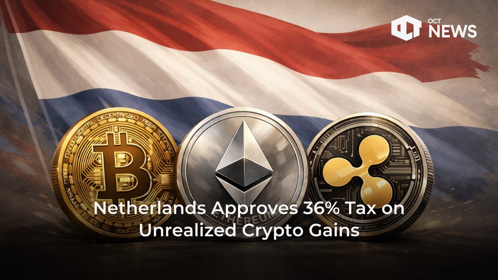 Netherlands Approves 36% Tax on Unrealized Crypto Gains image