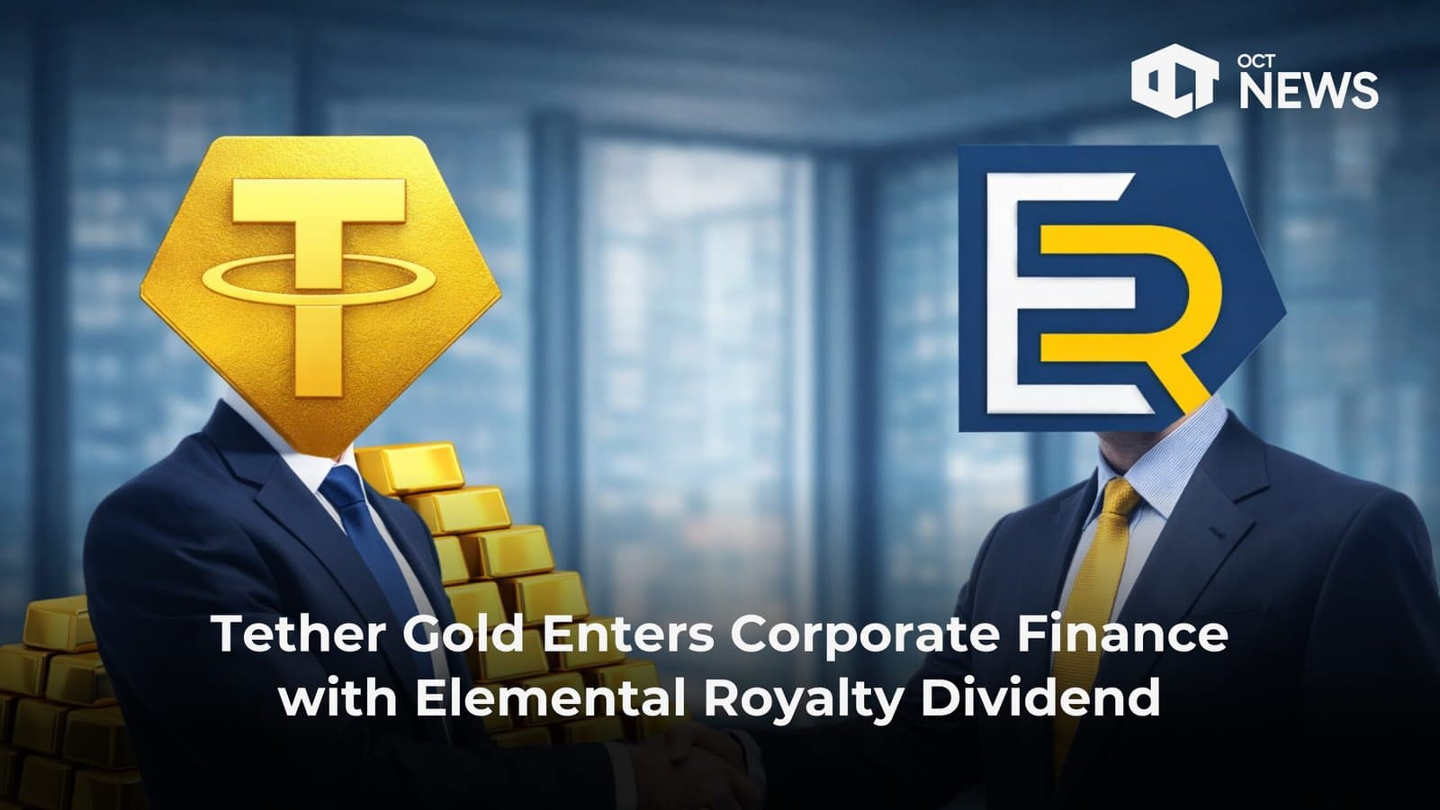 Tether Gold Enters Corporate Finance with Elemental Royalty Dividend