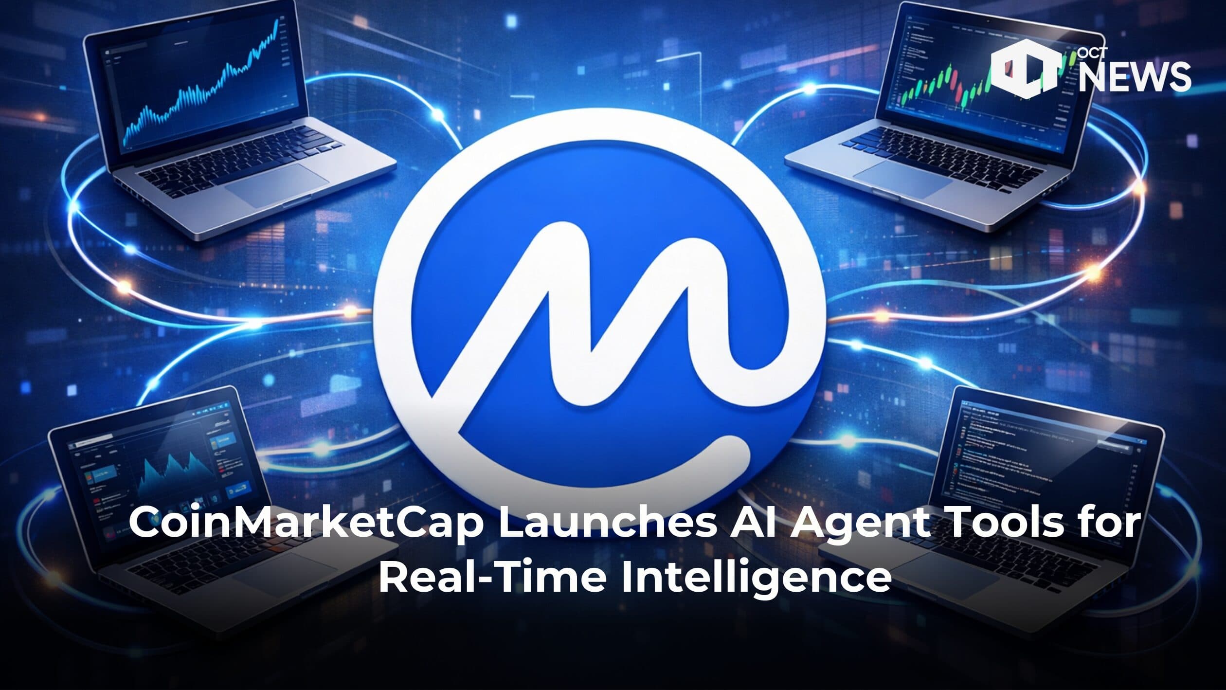 CoinMarketCap Launches AI Agent Tools for Real-Time Intelligence image