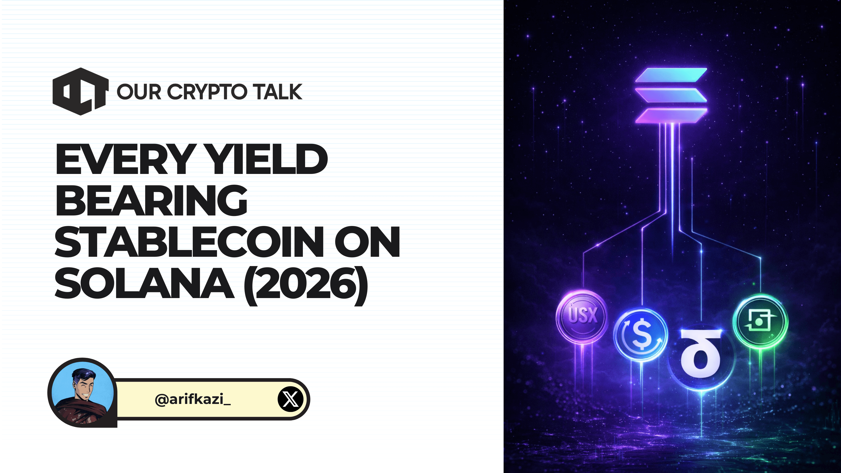Every Yield Bearing Stablecoin On Solana (2026) image