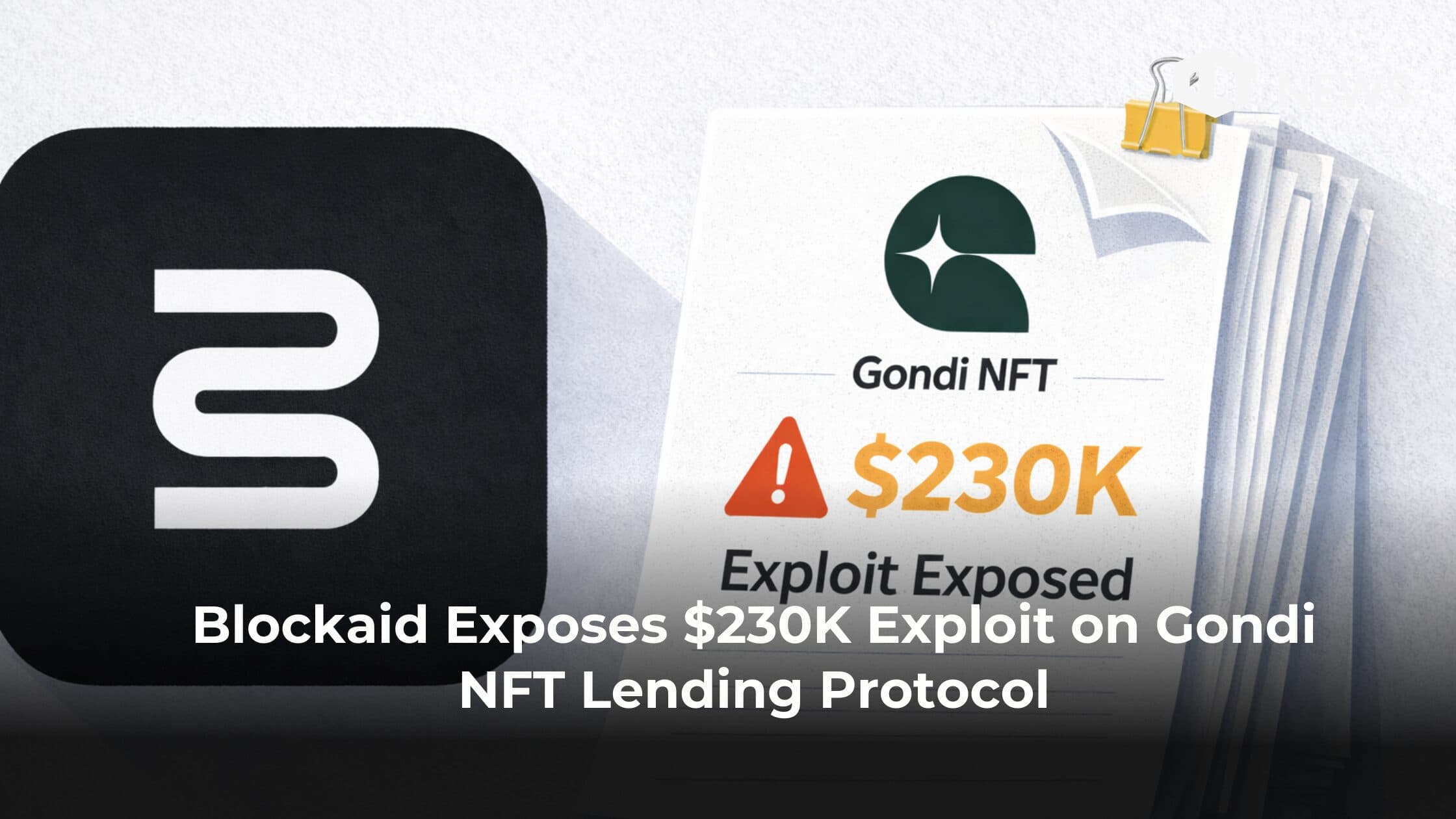 Blockaid Exposes $230K Exploit on Gondi NFT Lending Protocol image