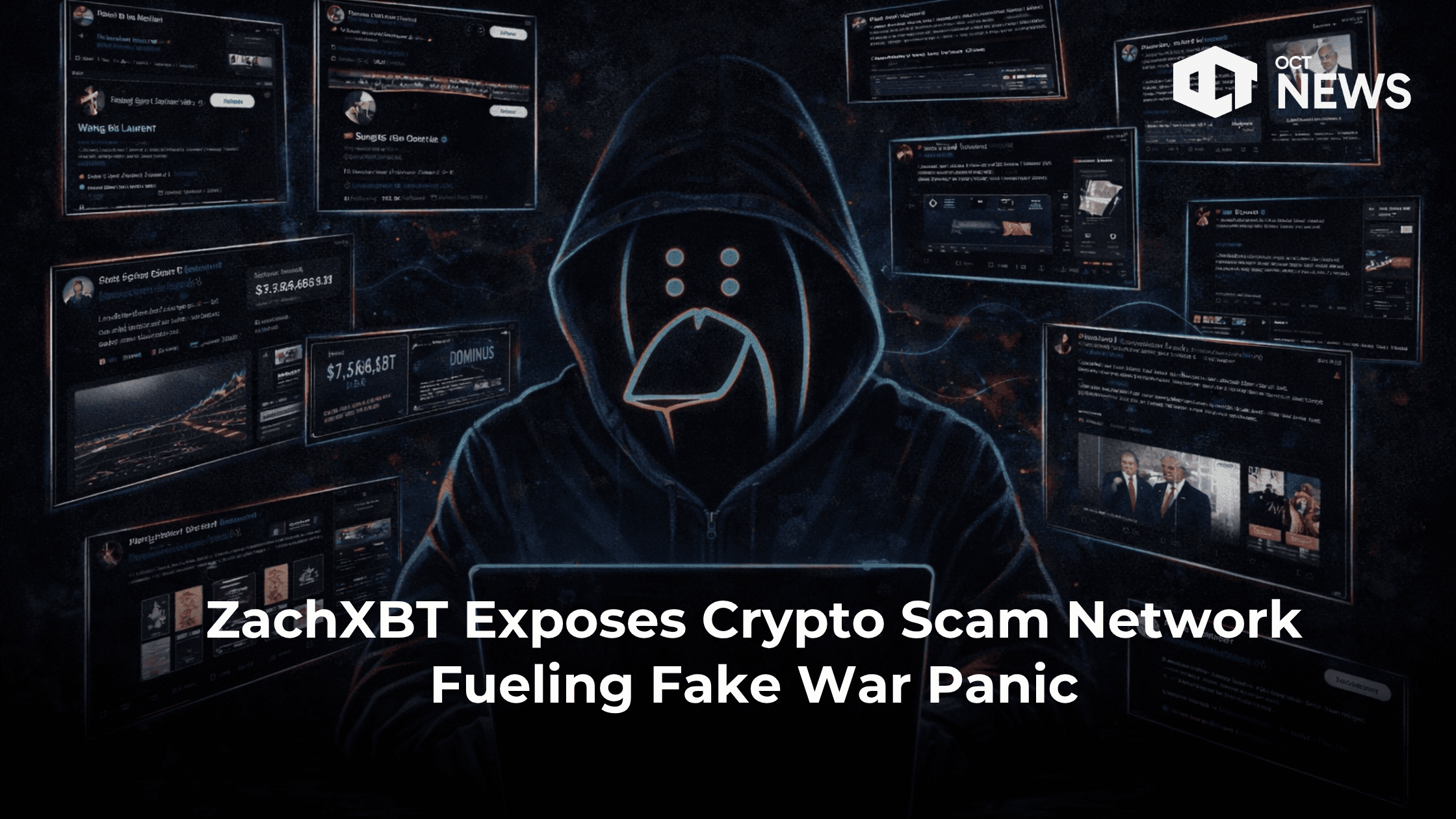 ZachXBT Exposes Crypto Scam Network Fueling Fake War Panic
