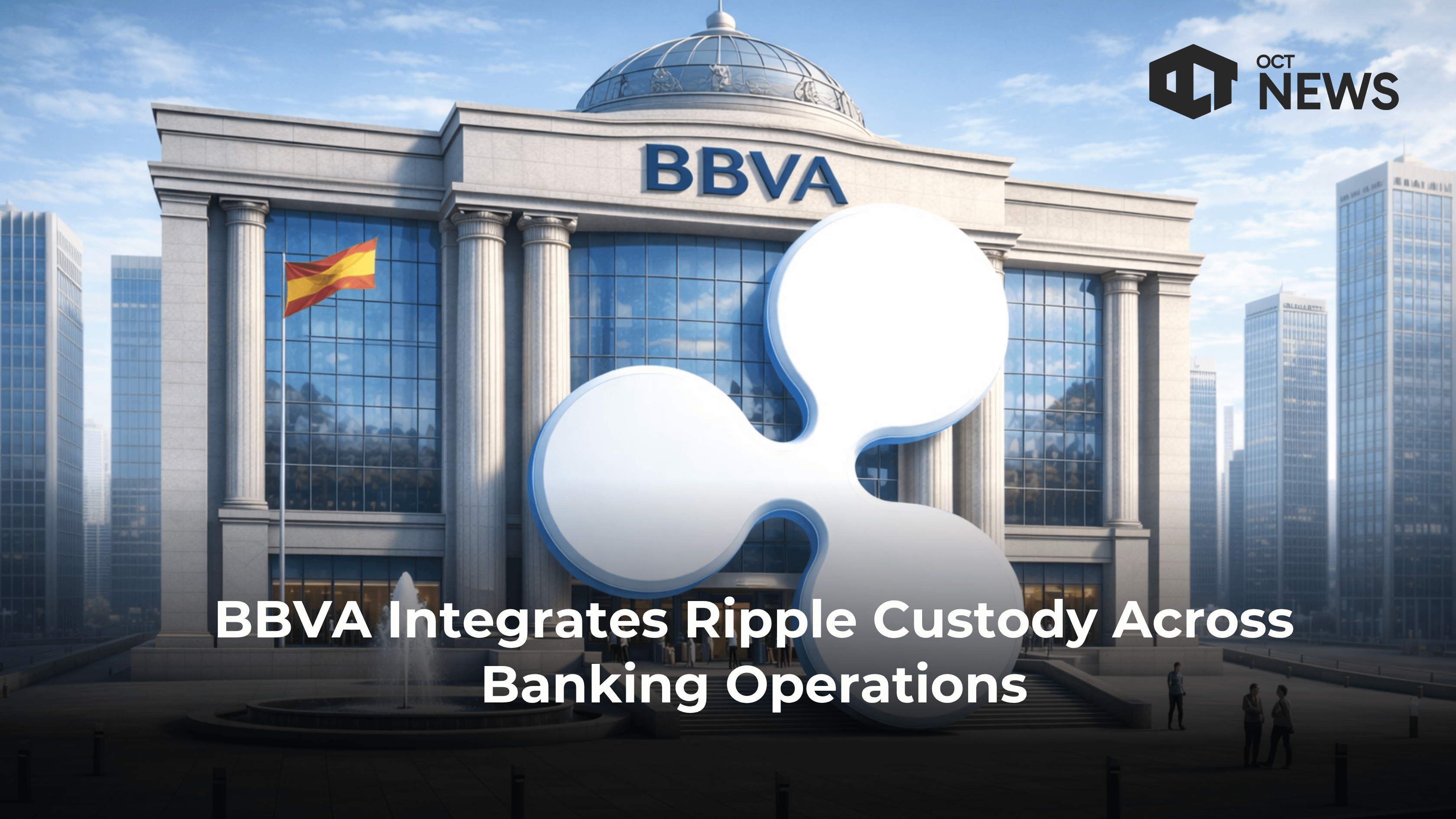 BBVA Integrates Ripple Custody Across Banking Operations