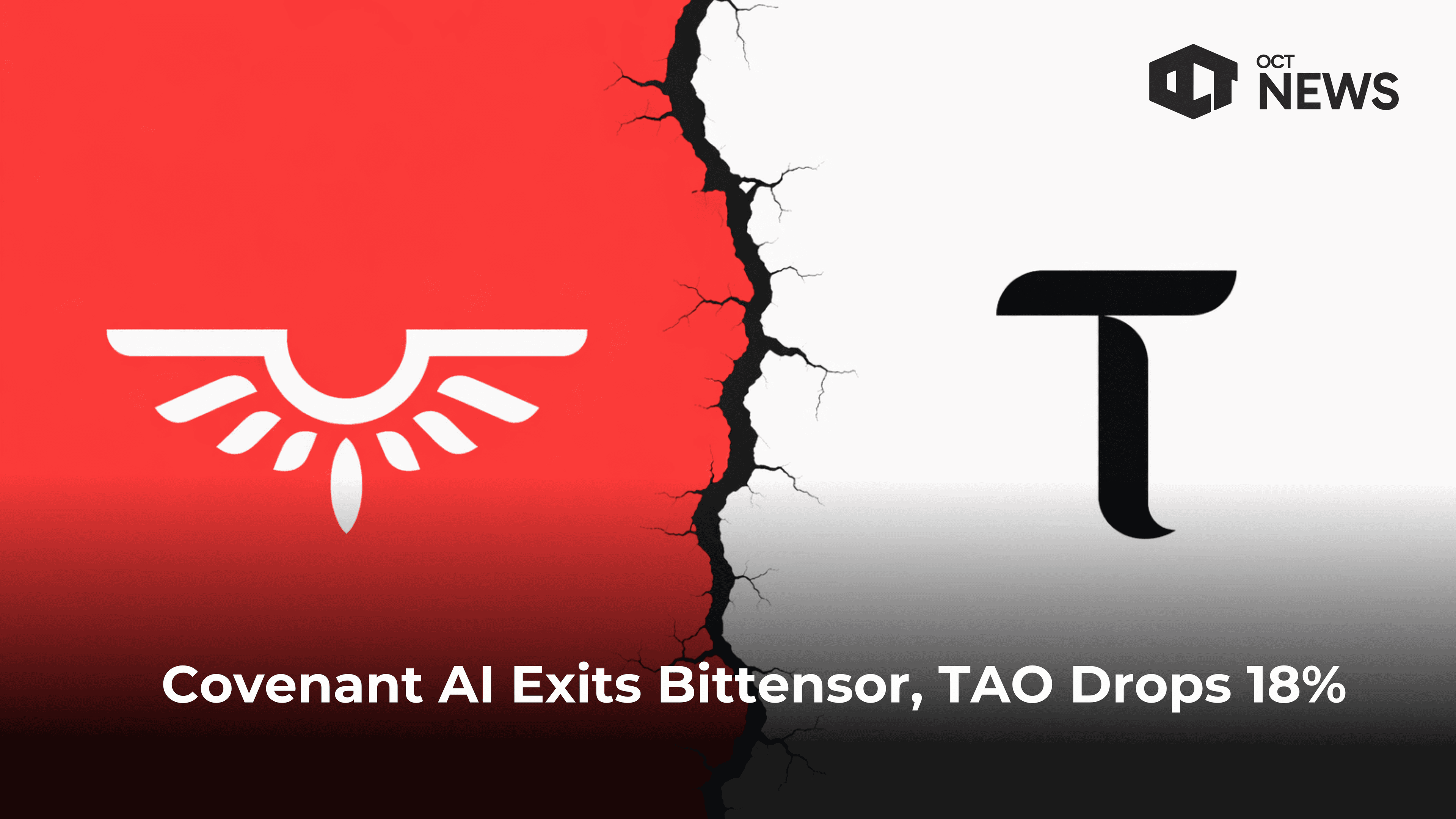 Covenant AI Exits Bittensor, TAO Drops 18% image