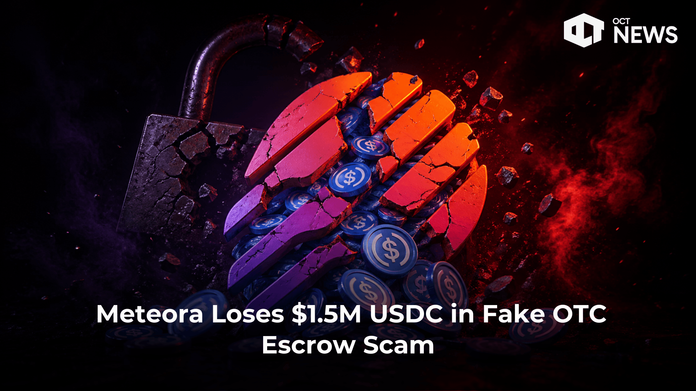 Meteora Loses $1.5M USDC in Fake OTC Escrow Scam image