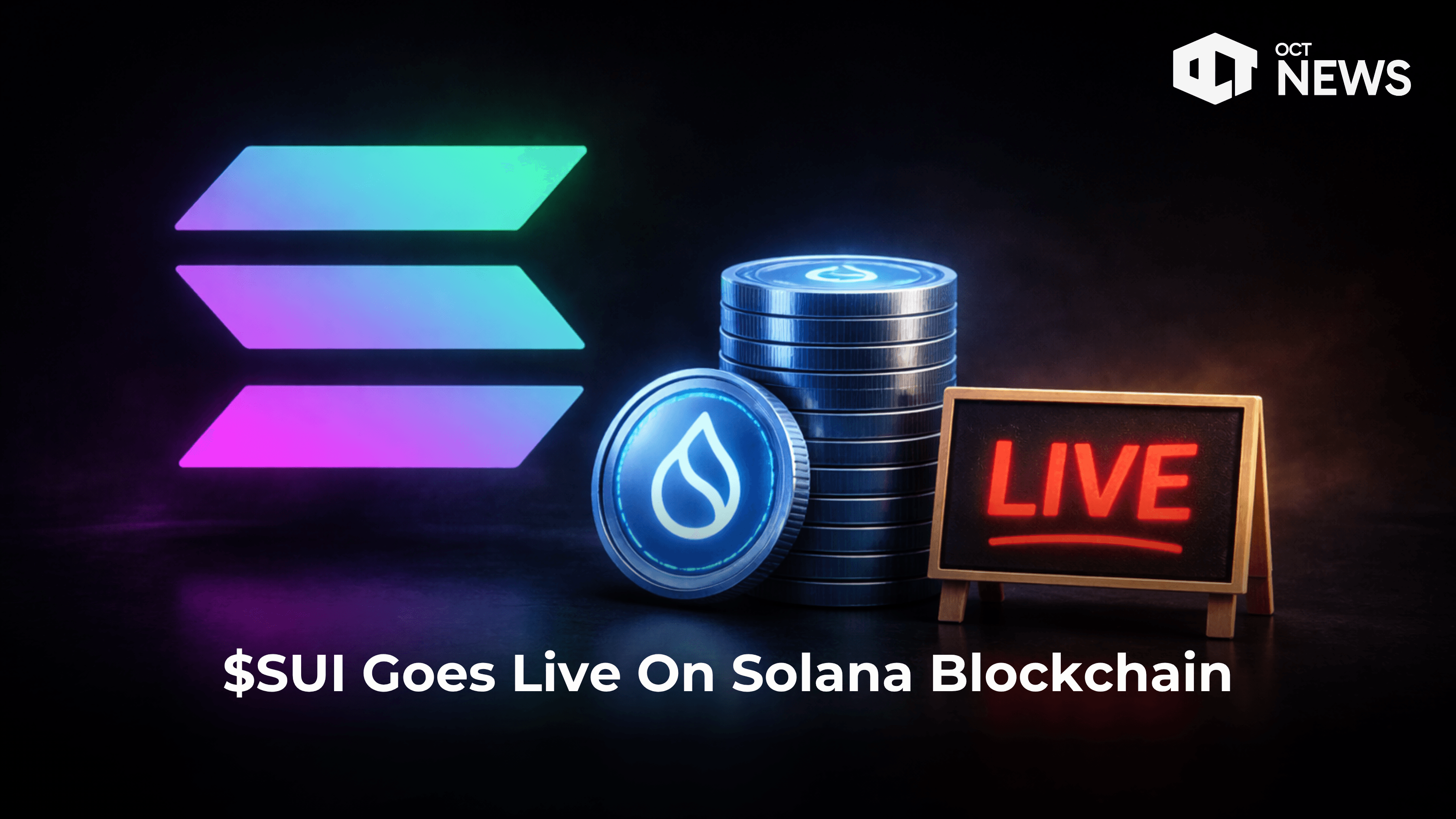 $SUI Goes Live On Solana Blockchain image