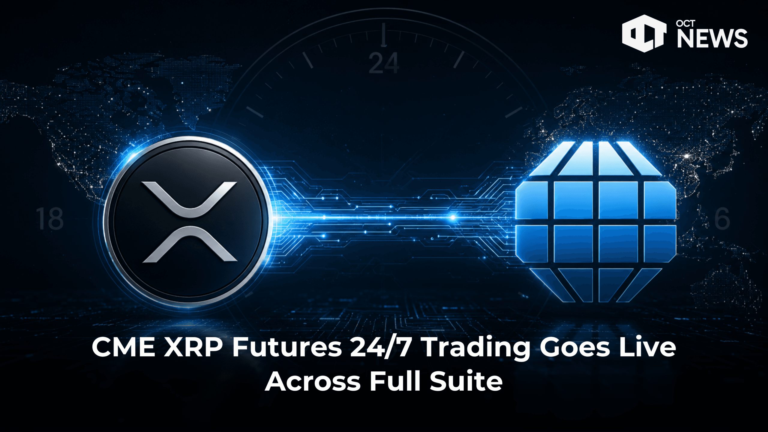 CME XRP Futures 24/7 Trading Goes Live Across Full Suite image