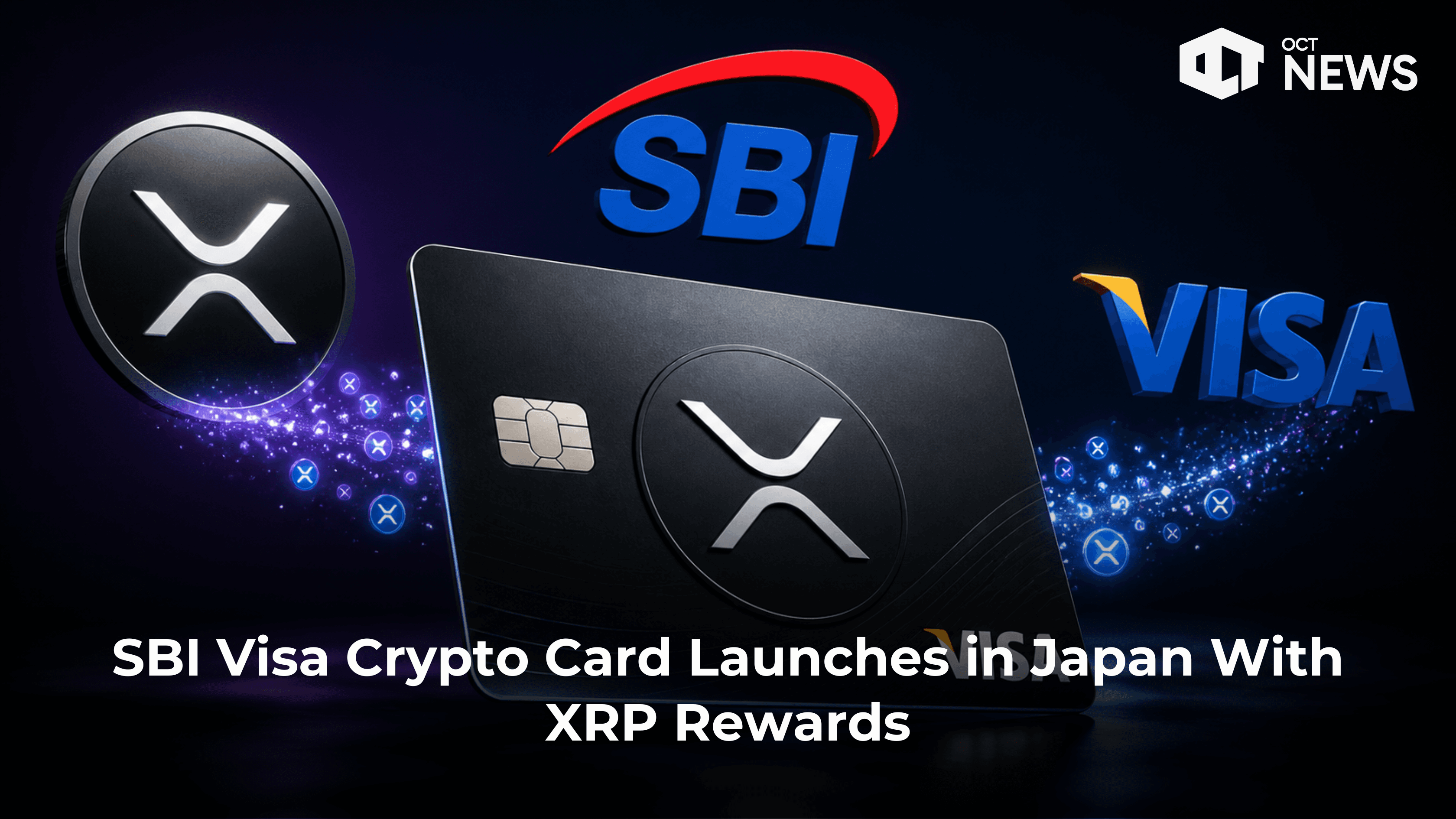 SBI Visa Crypto Card Launches in Japan With XRP Rewards image