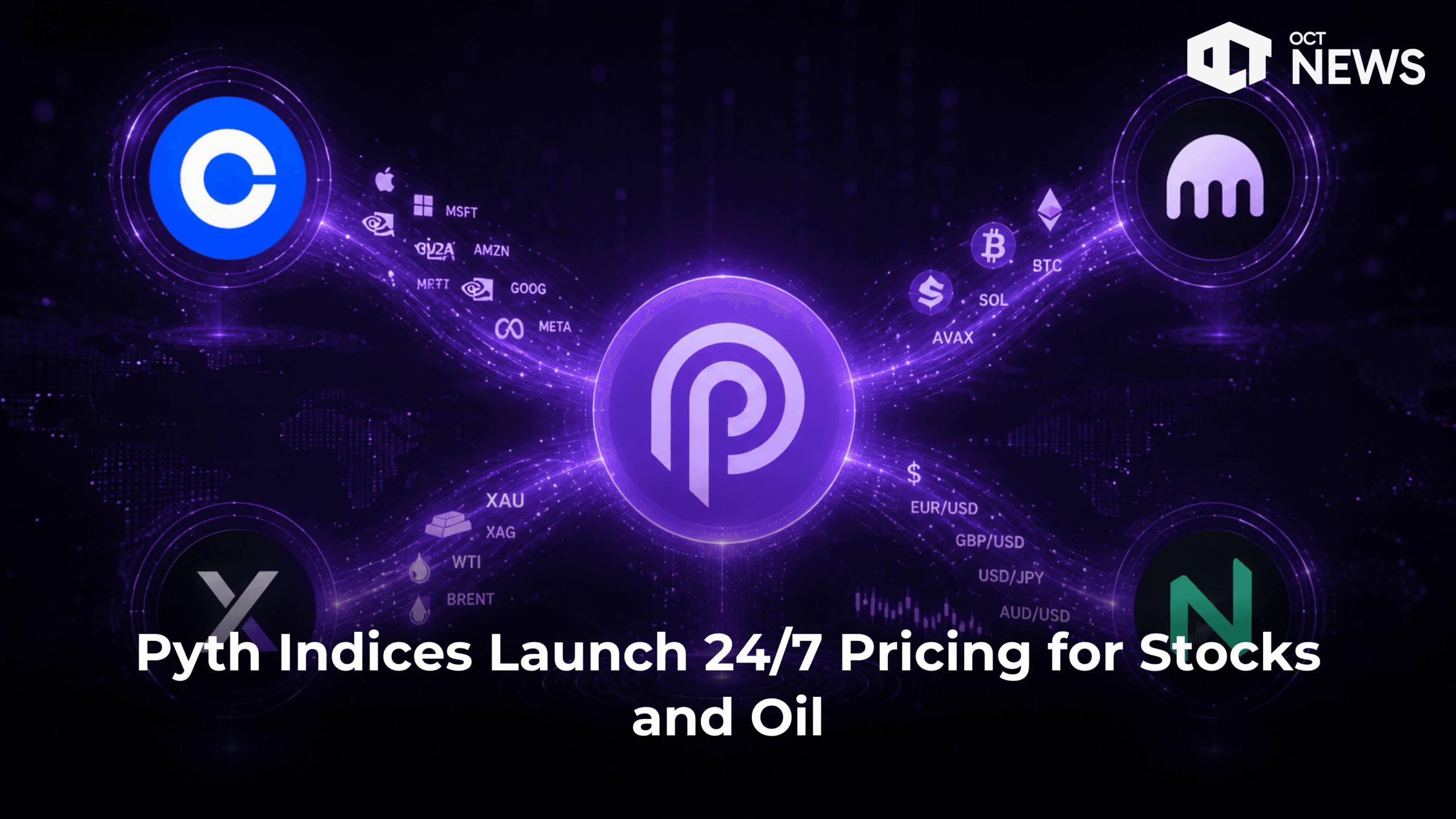 Pyth Indices Launch 24/7 Pricing for Stocks and Oil image