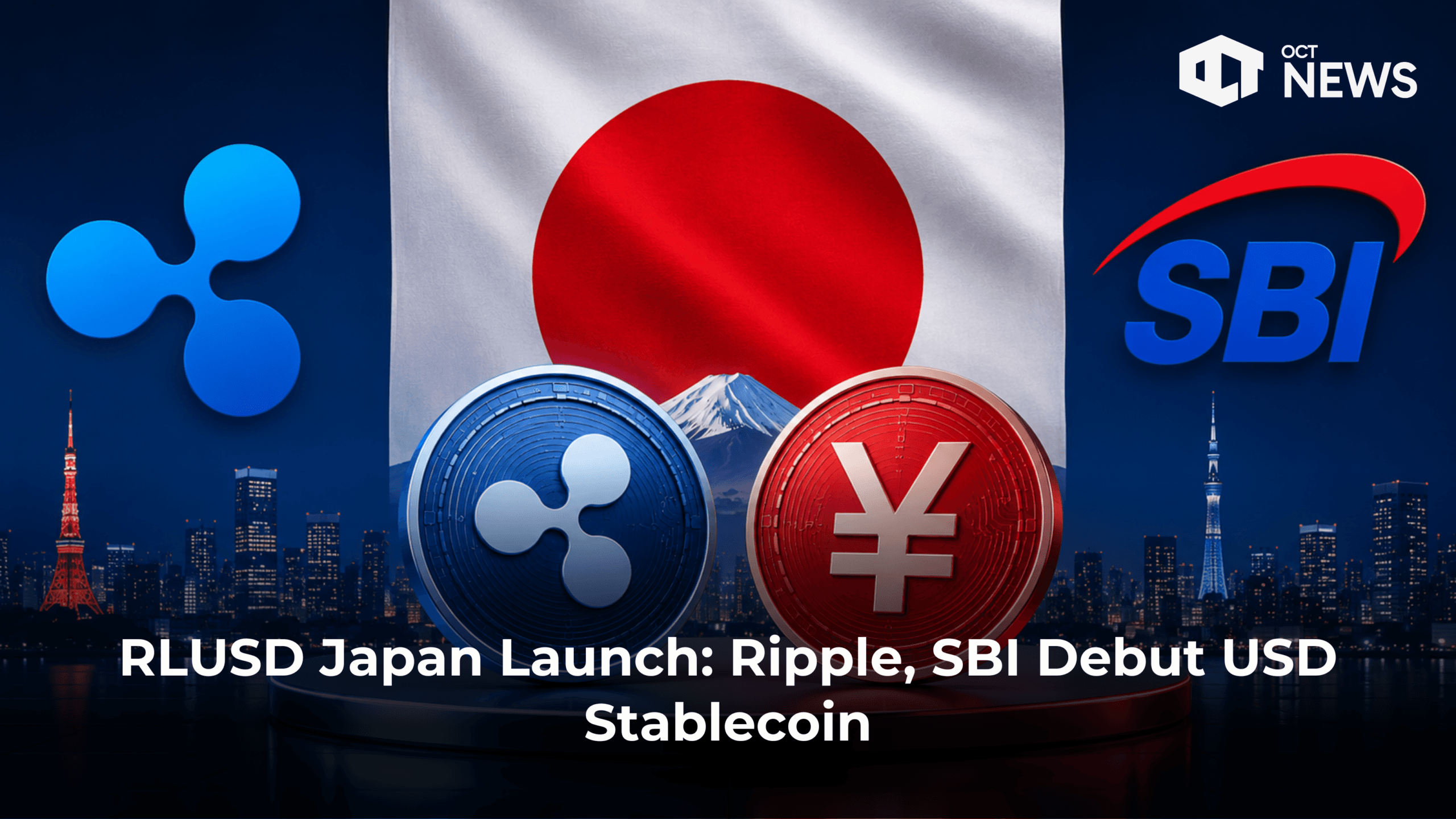 RLUSD Japan Launch: Ripple, SBI Debut USD Stablecoin