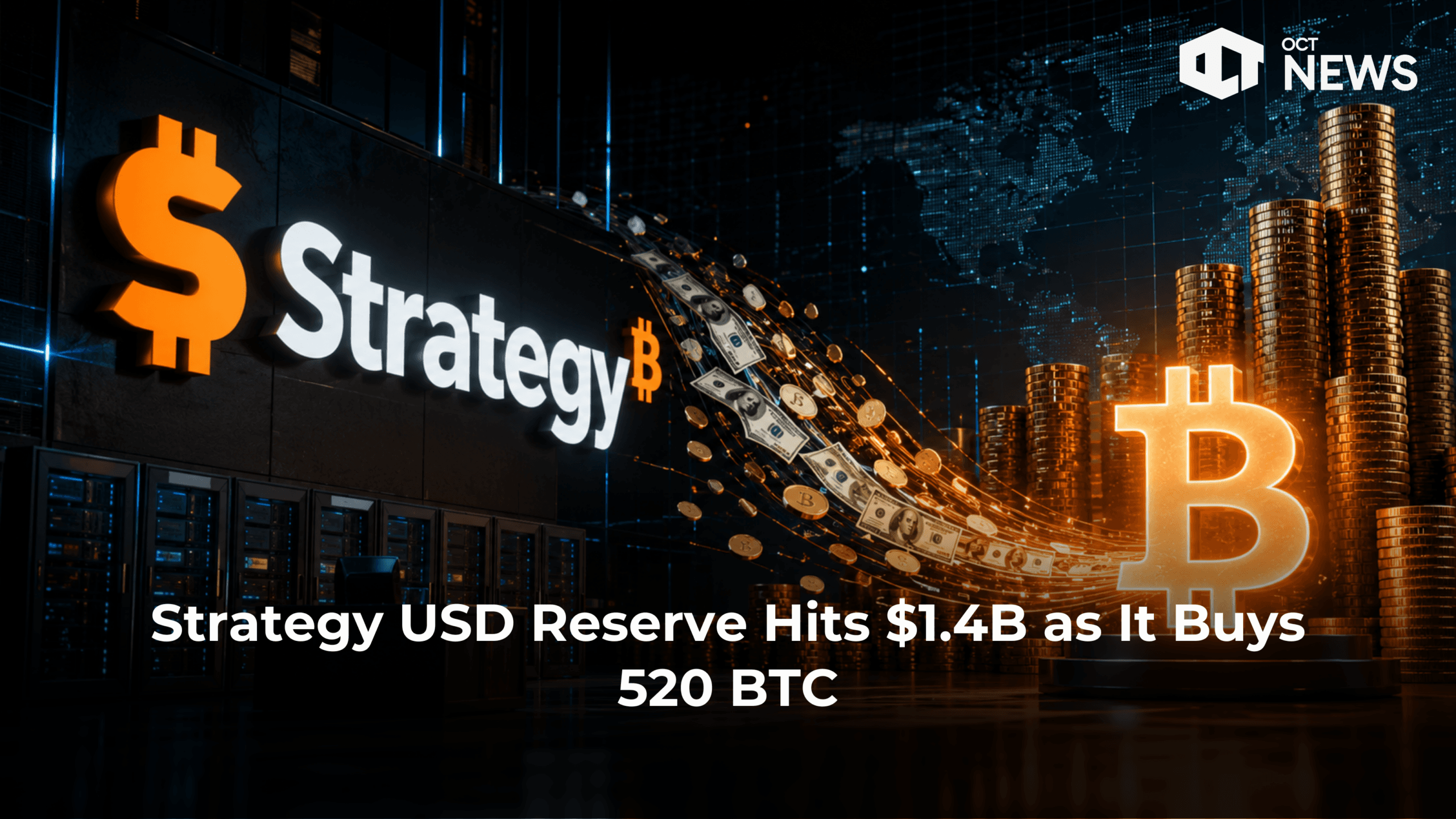 Strategy USD Reserve Hits $1.4B as It Buys 520 BTC image
