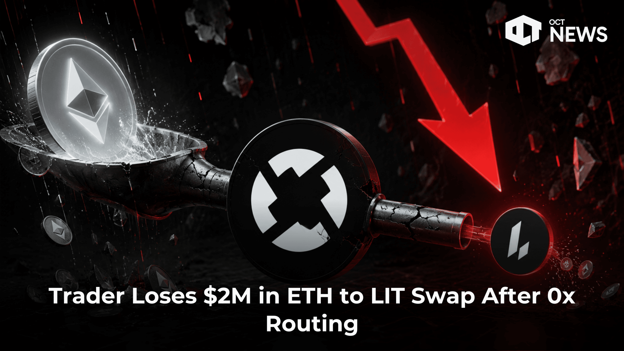 Trader Loses $2M in ETH to LIT Swap After 0x Routing image