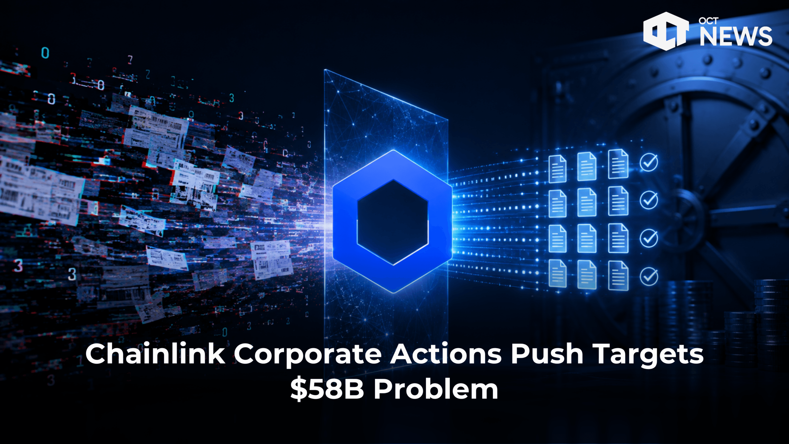 Chainlink Corporate Actions Push Targets $58B Problem