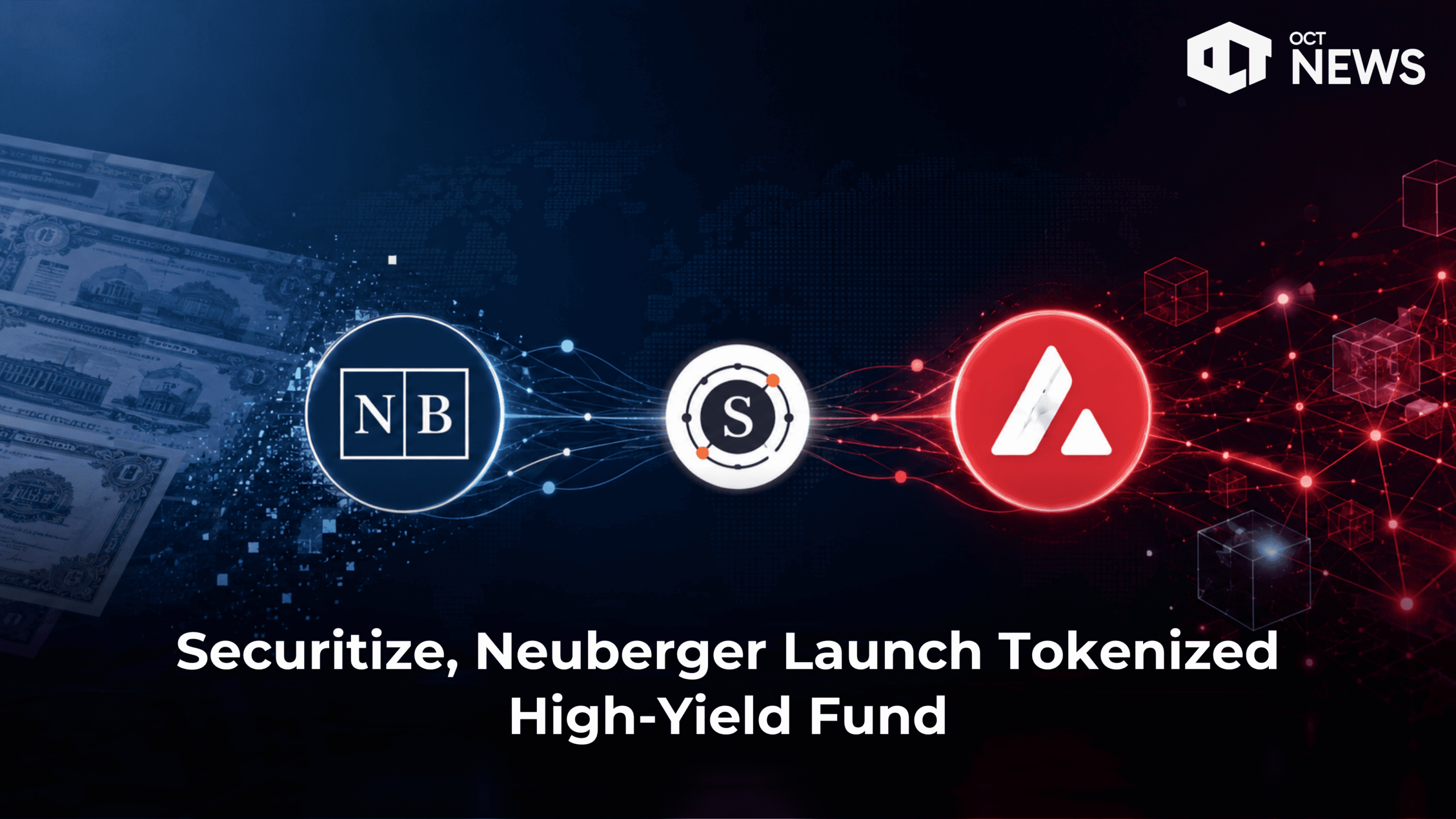 Securitize, Neuberger Launch Tokenized High-Yield Fund image