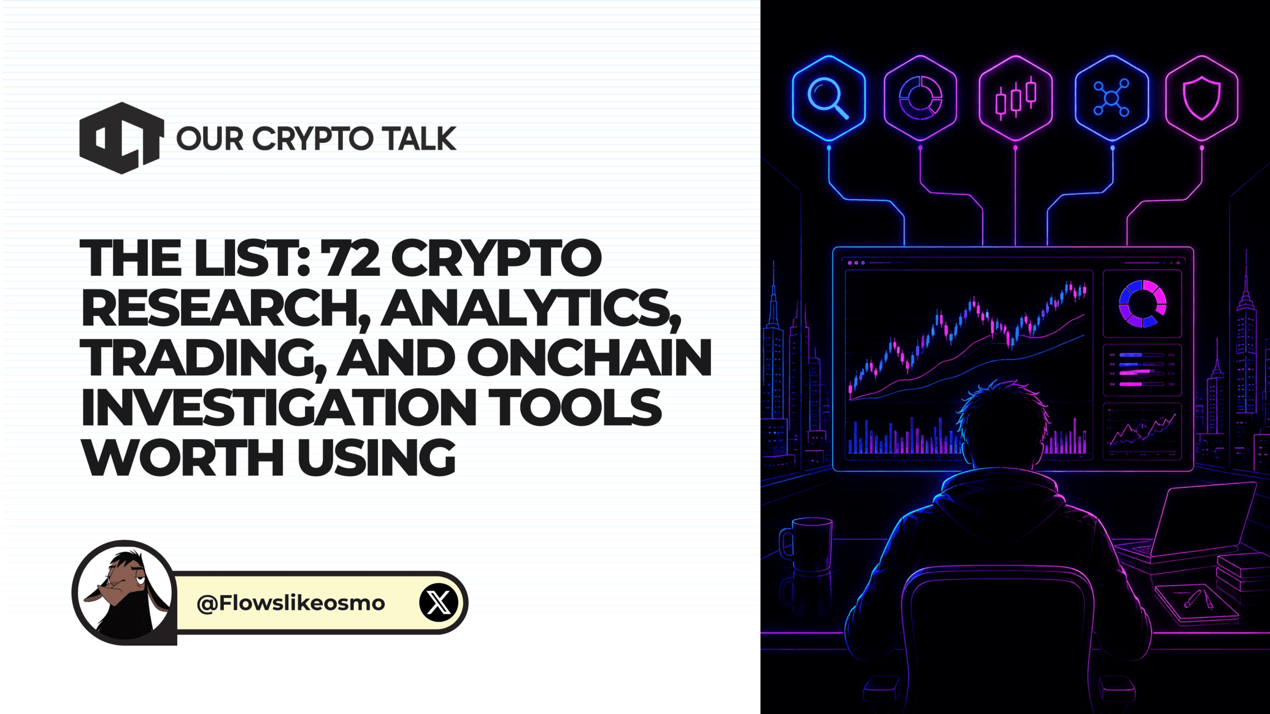 THE LIST: 72 Crypto Research, Analytics, Trading, and Onchain Investigation Tools Worth Using image