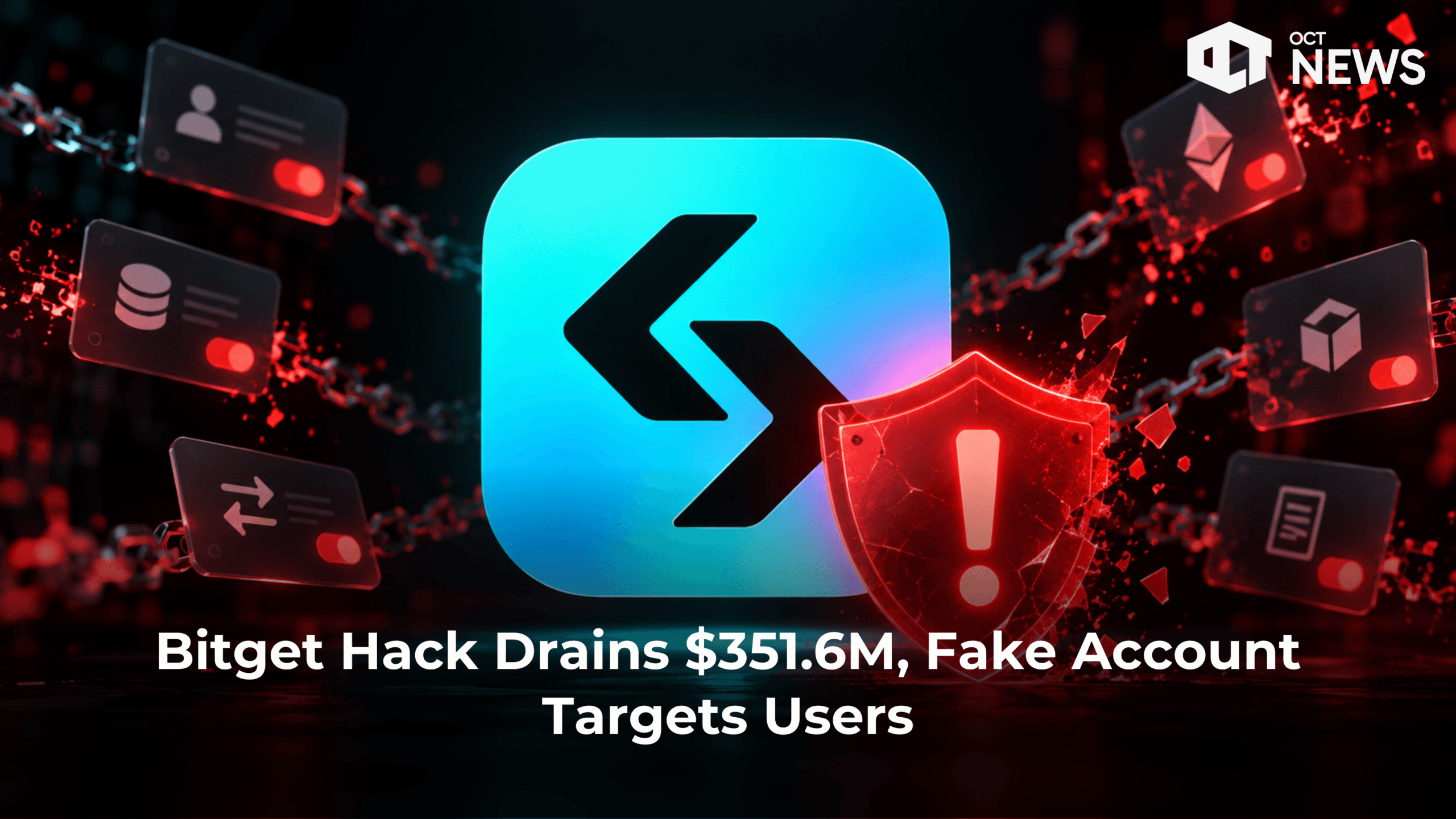 Bitget Hack Drains $351.6M, Fake Account Targets Users image
