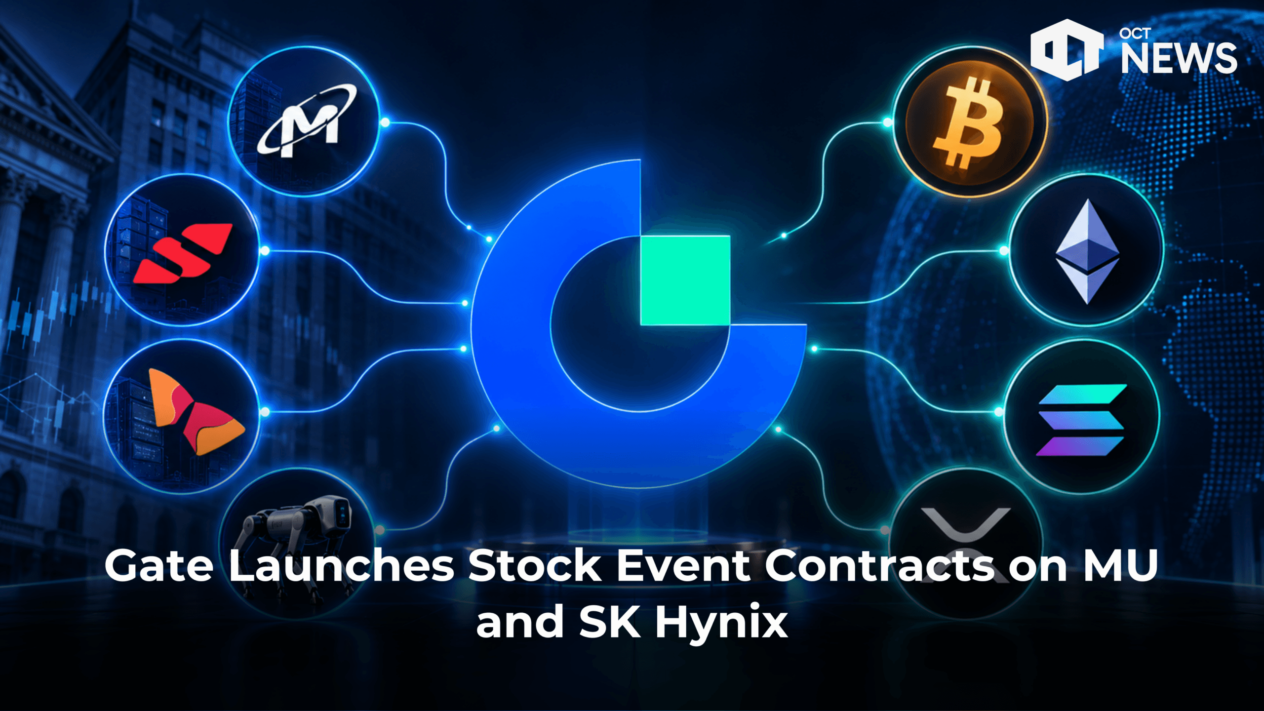 Gate Launches Stock Event Contracts on MU and SK Hynix