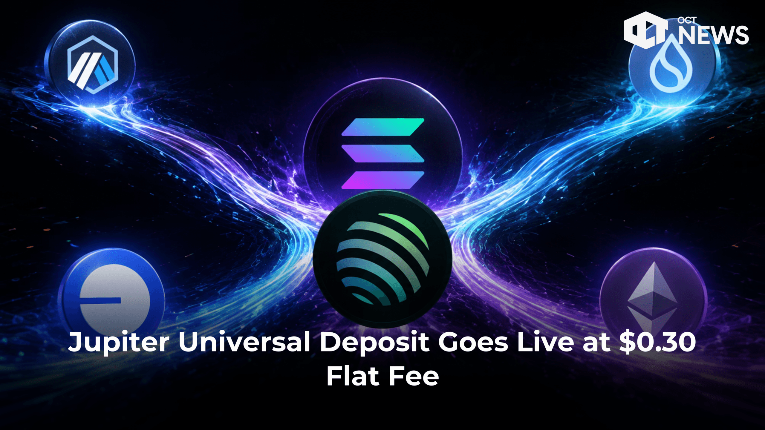 Jupiter Universal Deposit Goes Live at $0.30 Flat Fee image