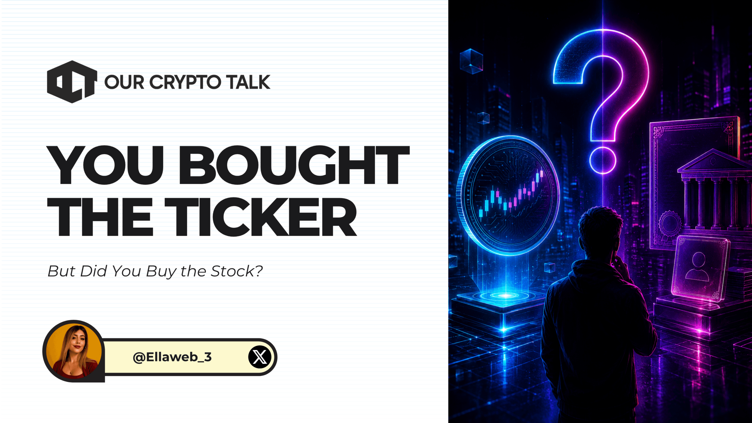 You Bought the Ticker. But Did You Buy the Stock? image