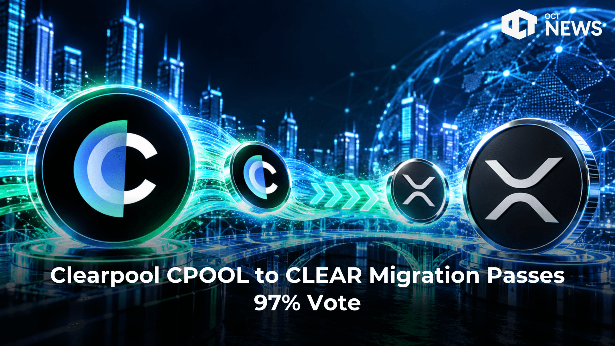 Clearpool CPOOL to CLEAR Migration Passes 97% Vote