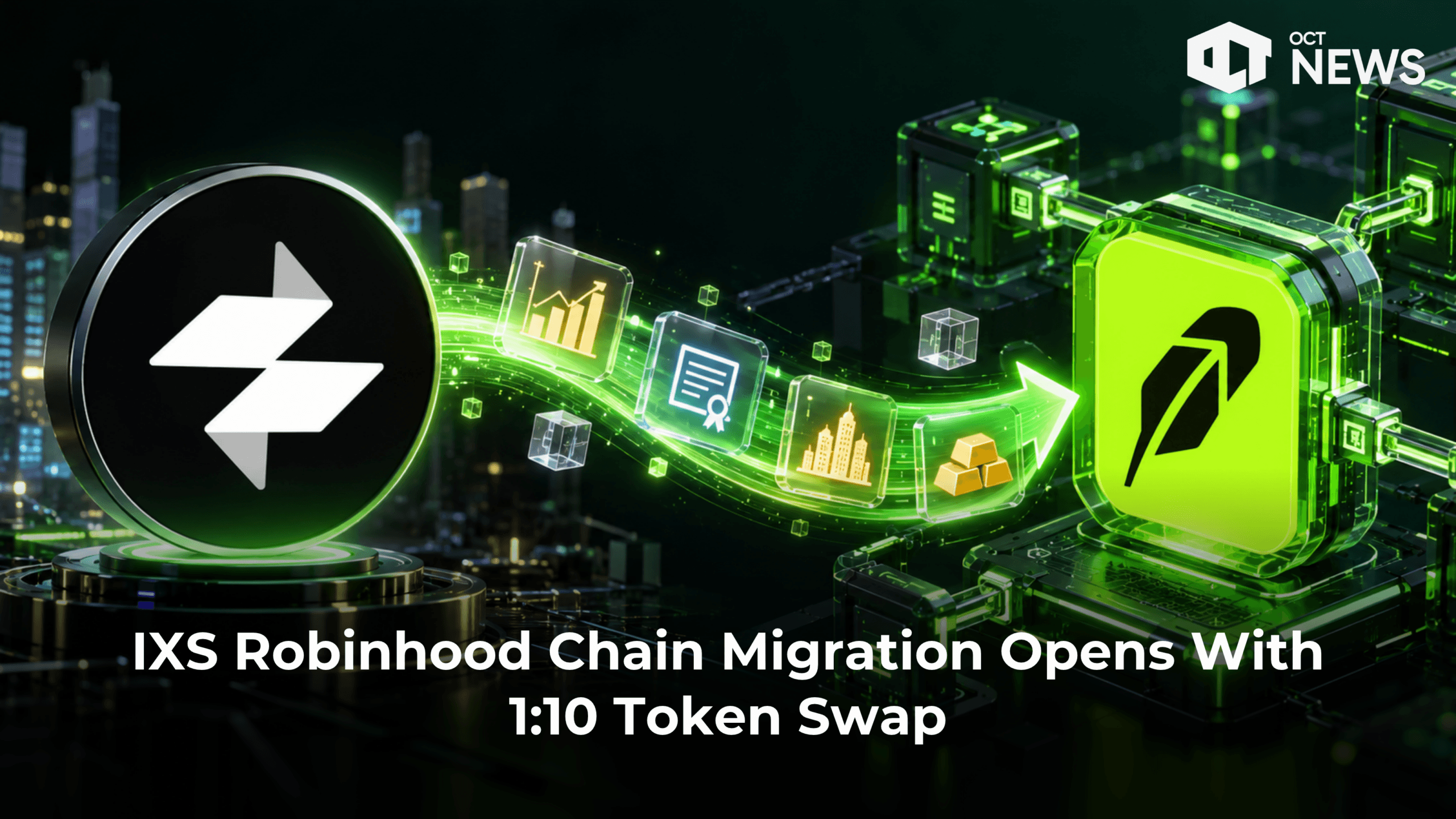 IXS Robinhood Chain Migration Opens With 1:10 Token Swap image