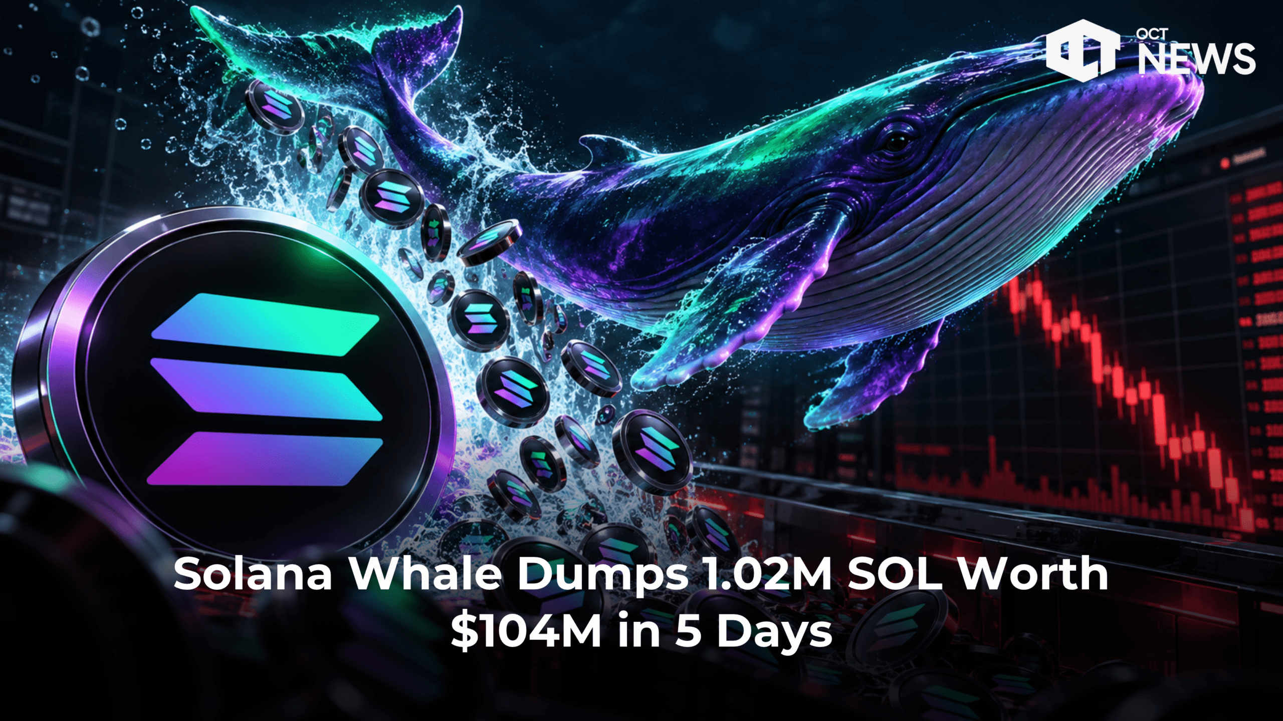 Solana Whale Dumps 1.02M SOL Worth $104M in 5 Days image