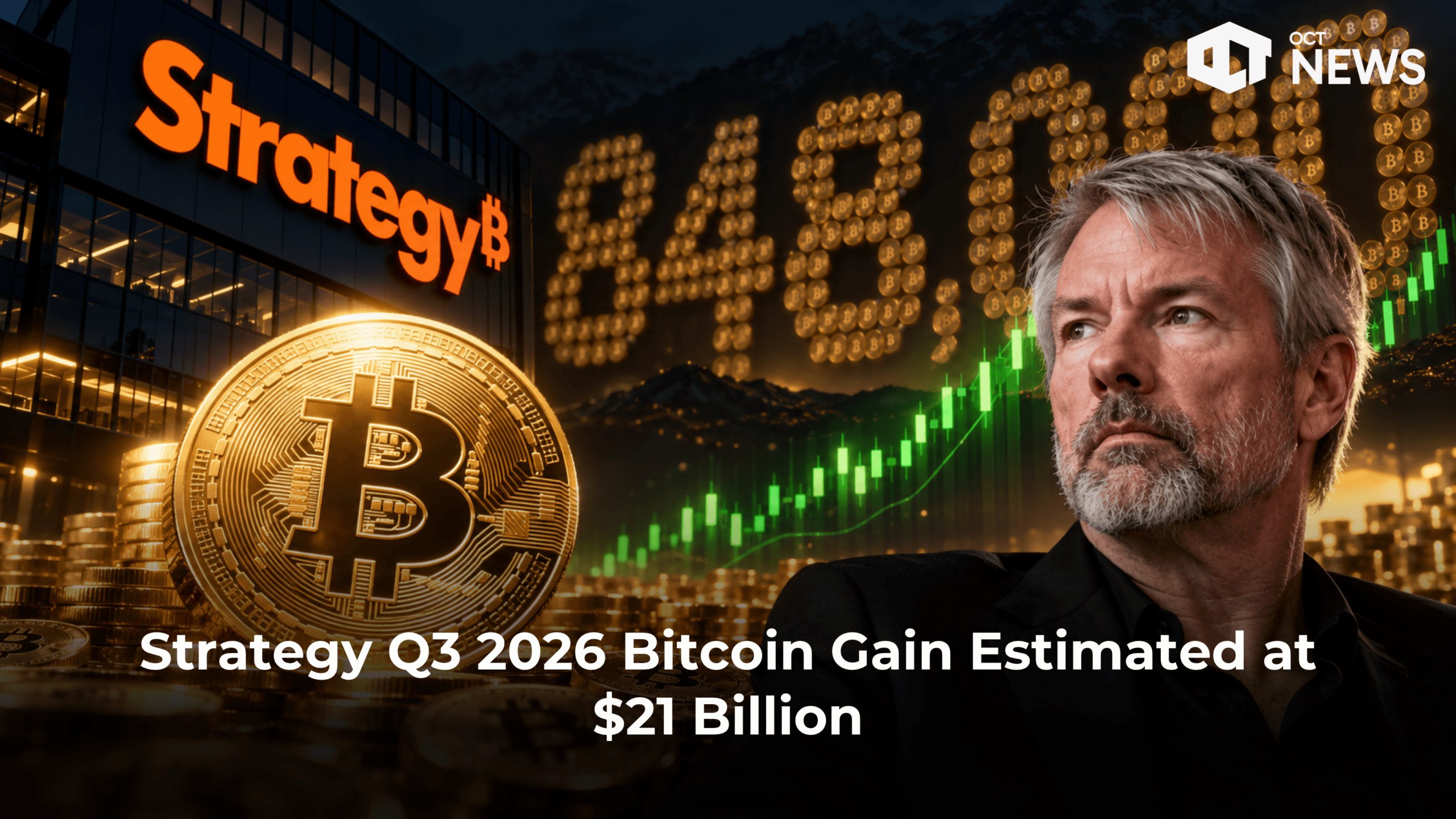 Strategy Q3 2026 Bitcoin Gain Estimated at $21 Billion image