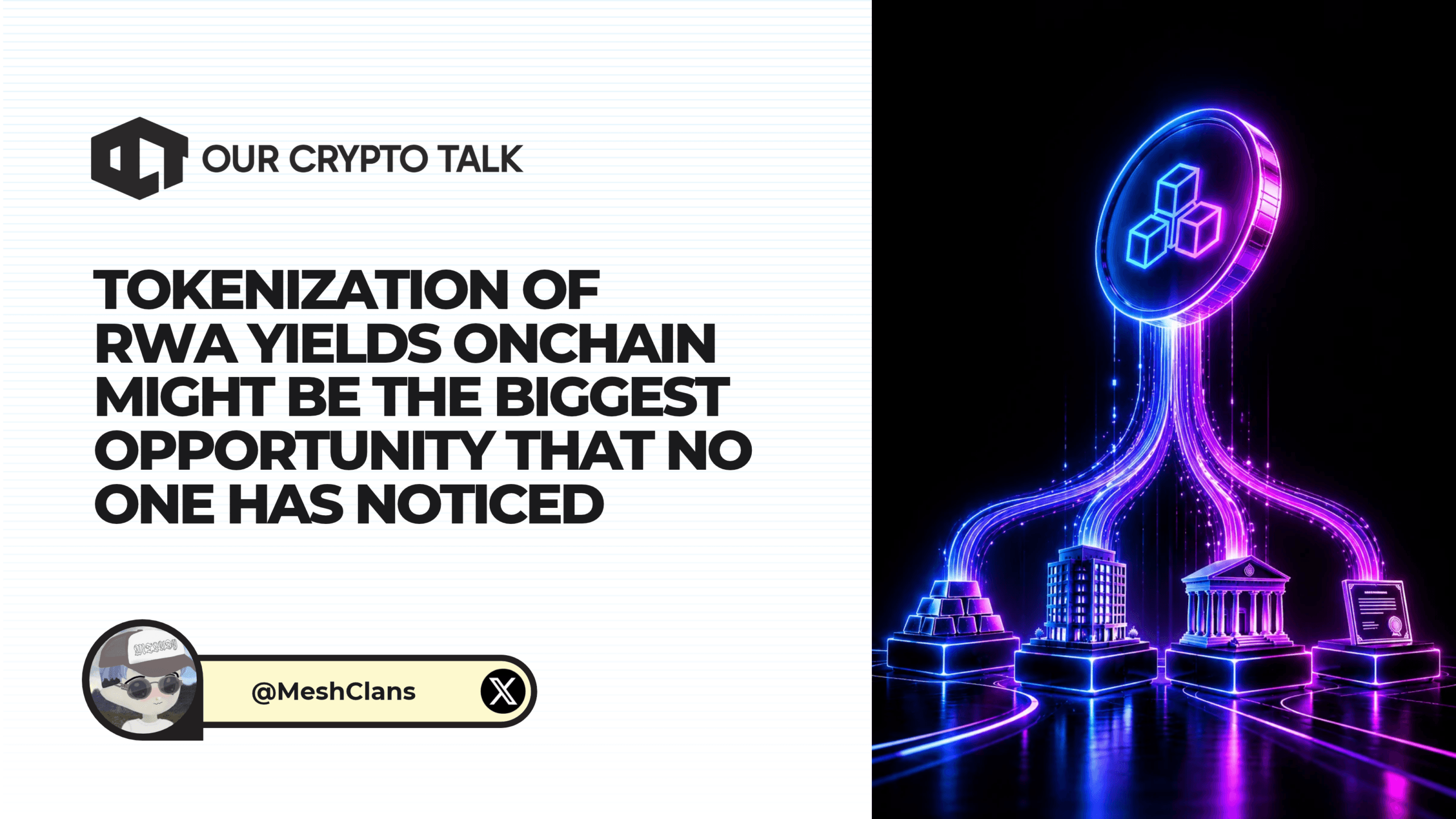Tokenization of RWA yields onchain might be the biggest opportunity that no one has noticed image