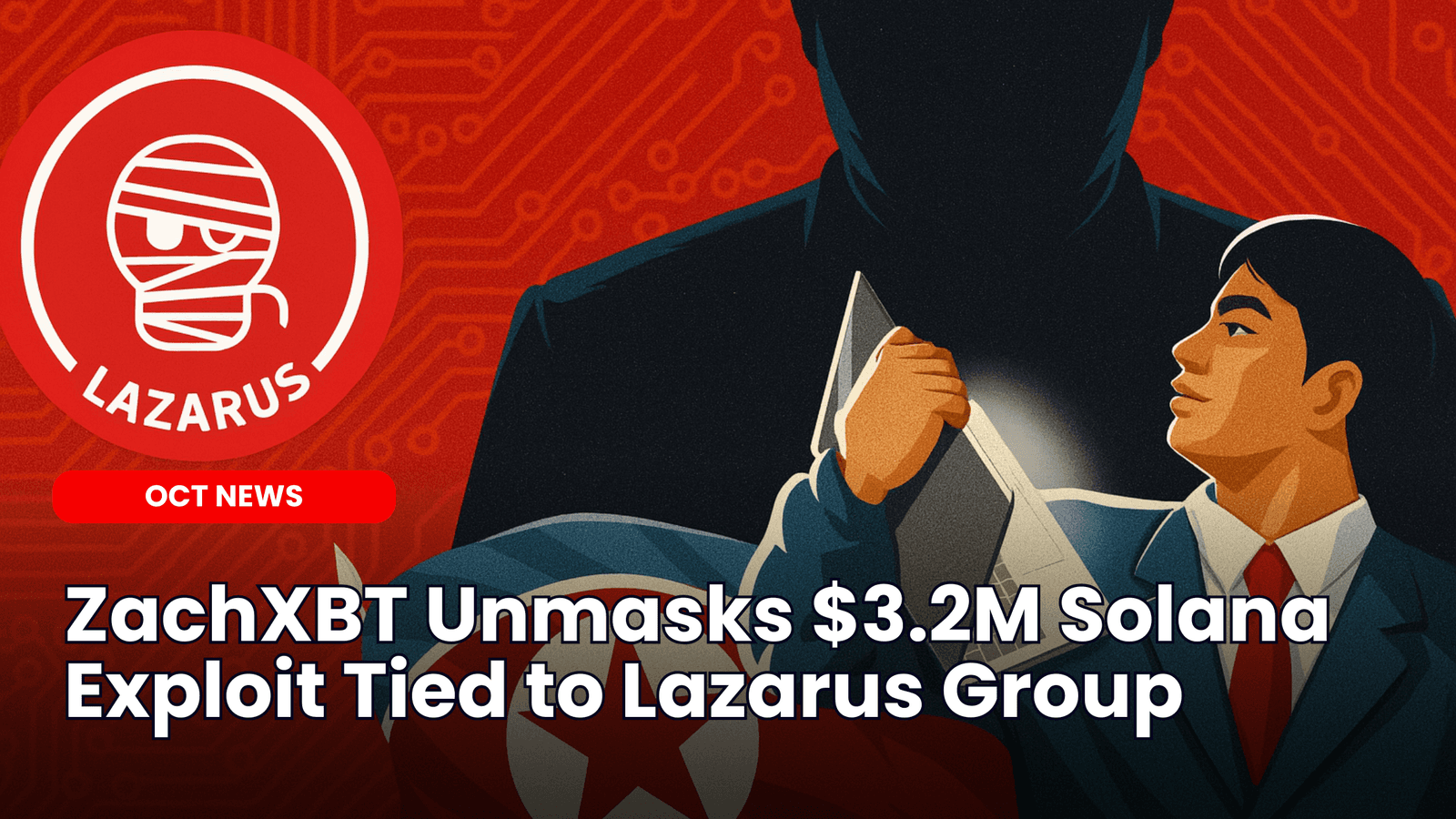 ZachXBT Unmasks $3.2M Solana Exploit Tied to Lazarus Group