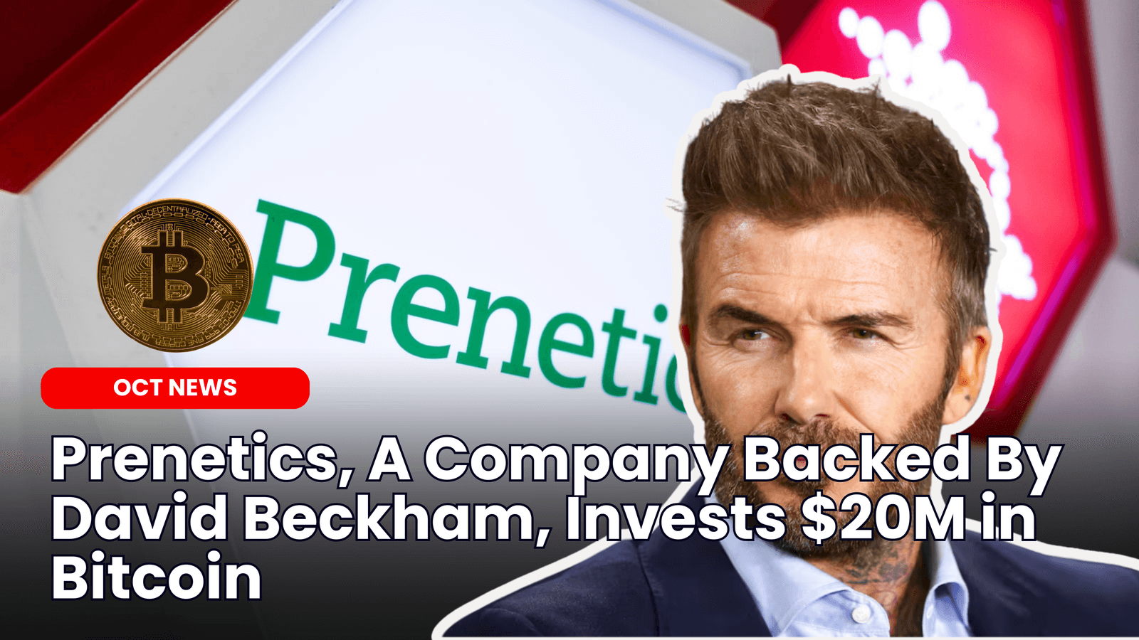 Prenetics, A Company Backed By David Beckham, Invests $20M in Bitcoin image