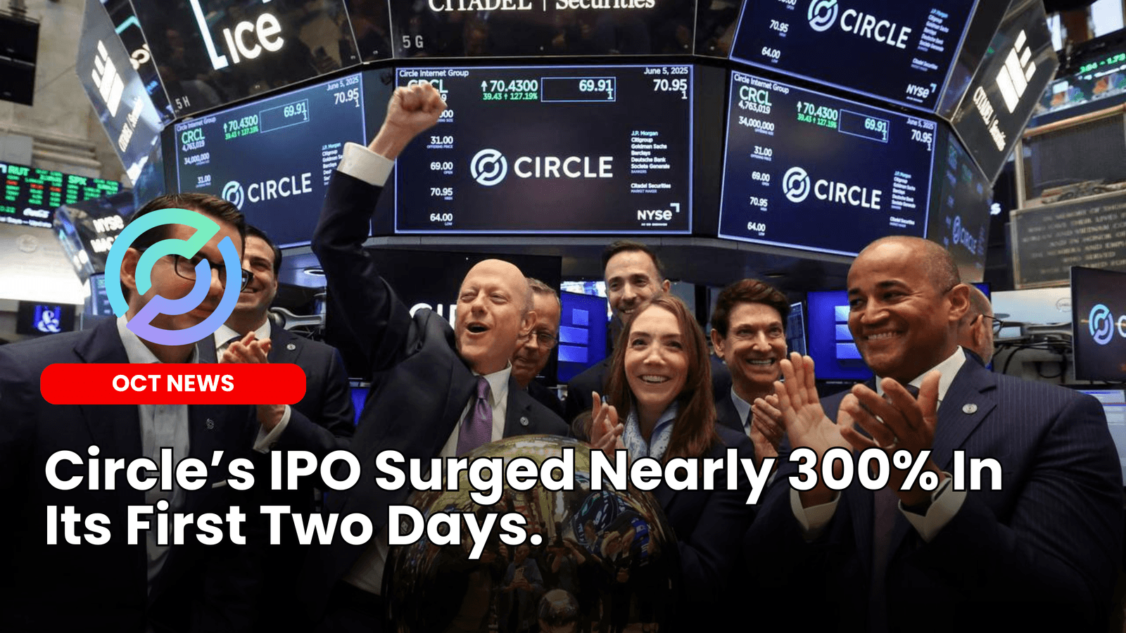 Circle’s IPO Surged Nearly 300% In Its First Two Days. image