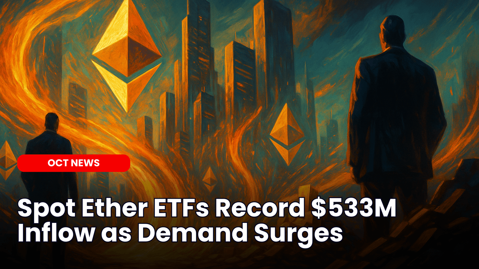 Spot Ether ETFs Record $533M Inflow as Demand Surges