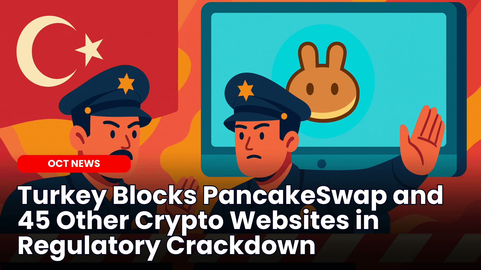 Turkey Blocks PancakeSwap and 45 Other Crypto Websites in Regulatory Crackdown