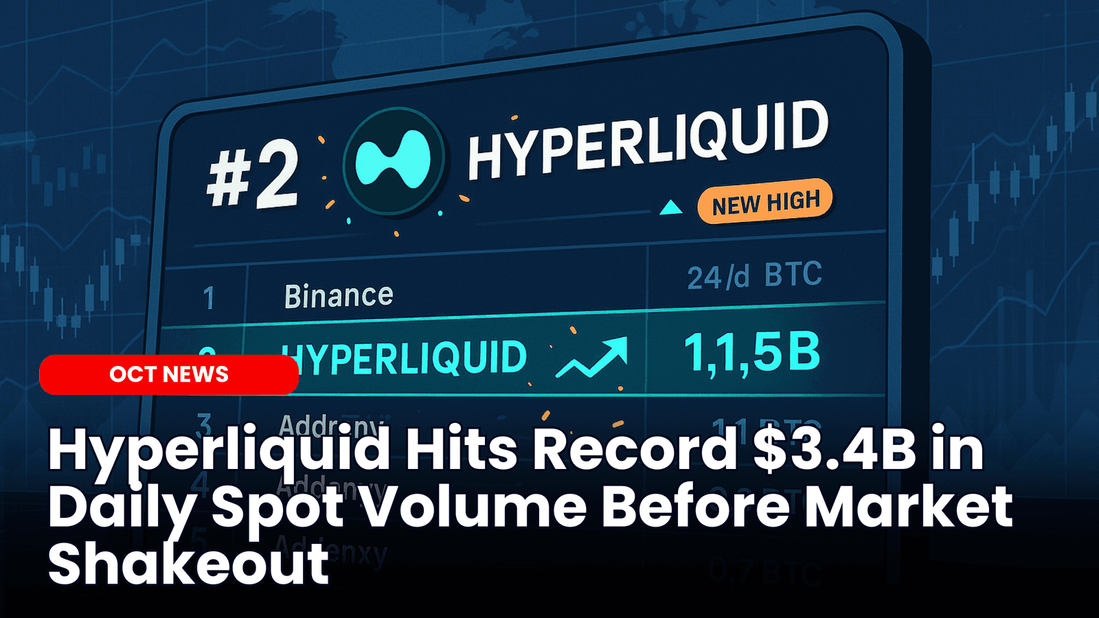 Hyperliquid Hits Record $3.4B in Daily Spot Volume image