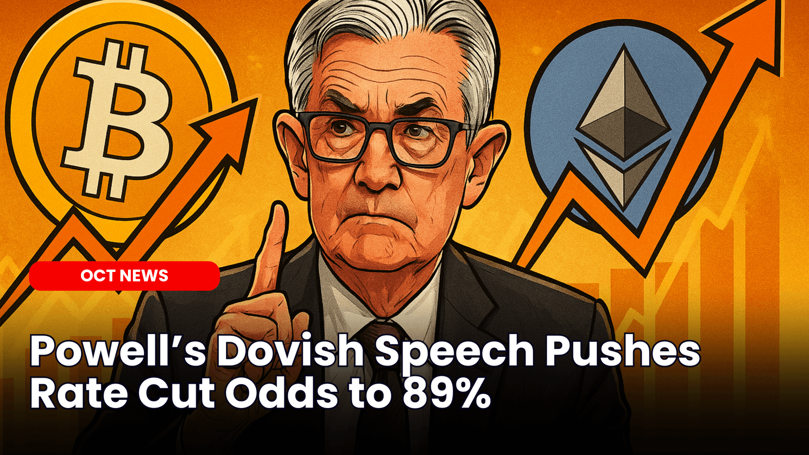 Powell’s Dovish Speech Pushes Rate Cut Odds to 89% image