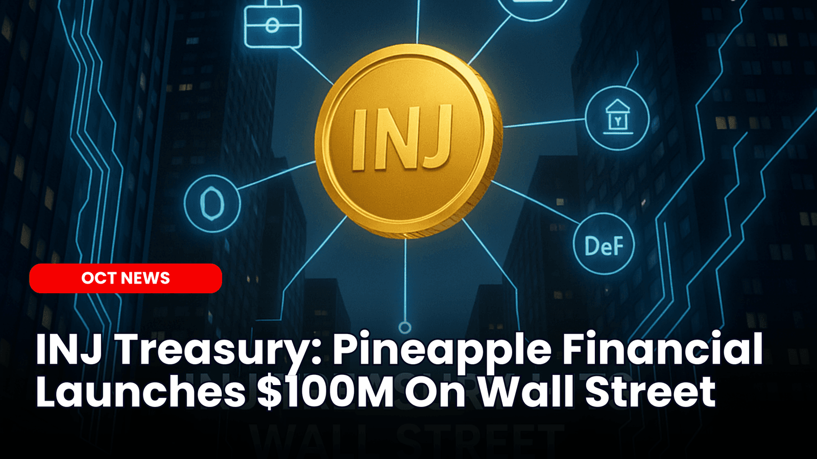 INJ Treasury: Pineapple Financial Launches $100M On Wall Street