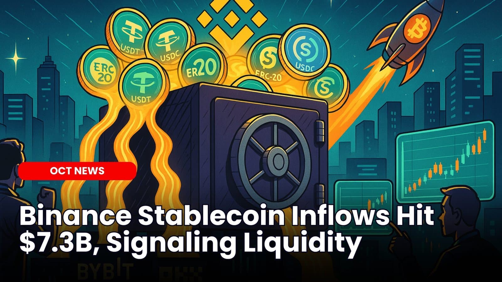 Binance Stablecoin Inflows Hit $7.3B, Signaling Renewed Liquidity image