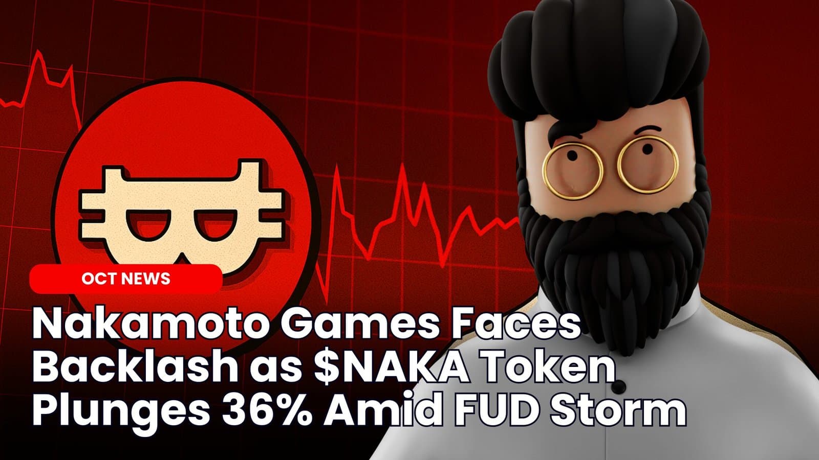 Nakamoto Games Faces Backlash as $NAKA Token Plunges 36% Amid FUD Storm image
