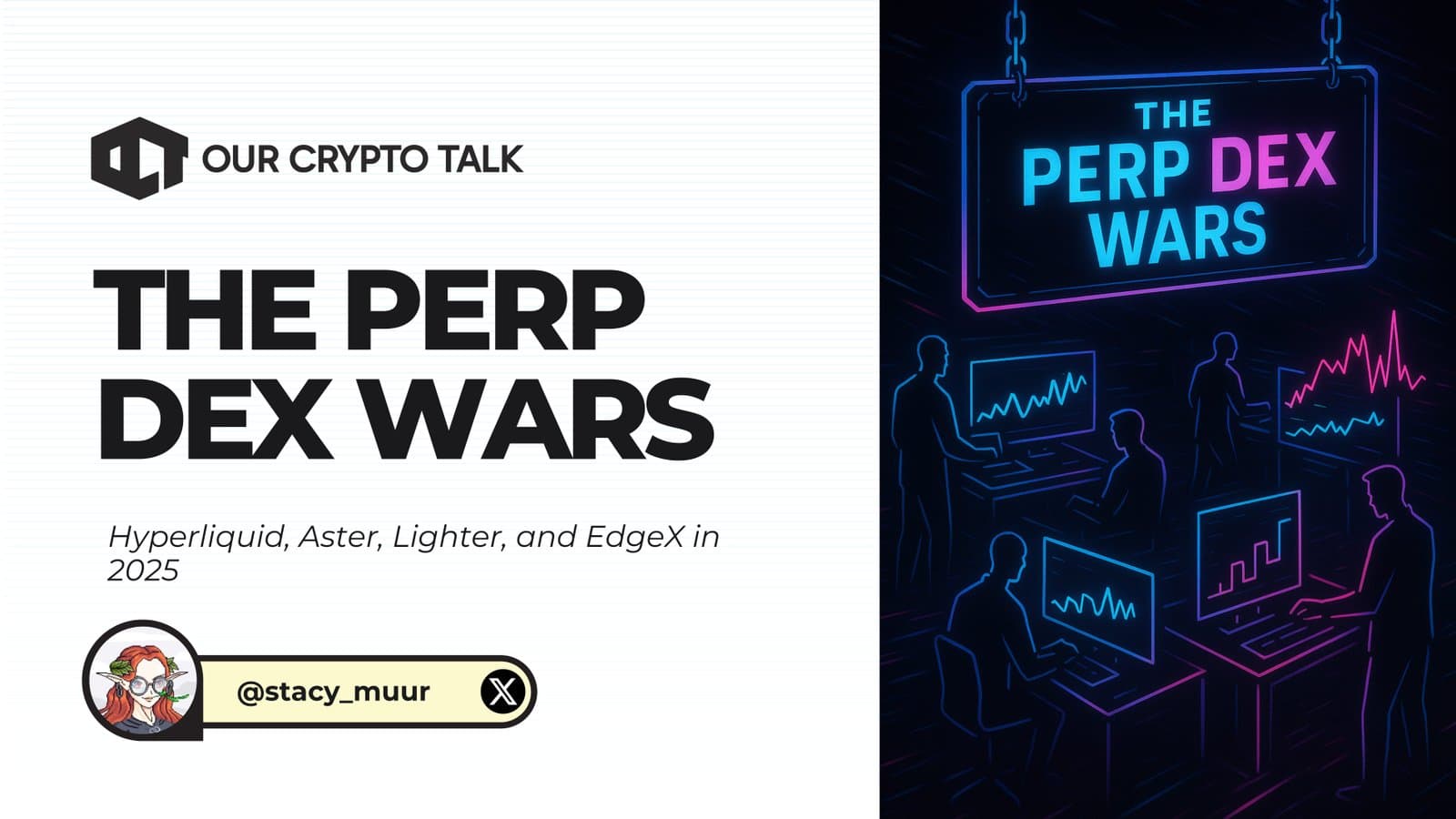 The Perp DEX Wars: Hyperliquid, Aster, Lighter, and EdgeX in 2025 image