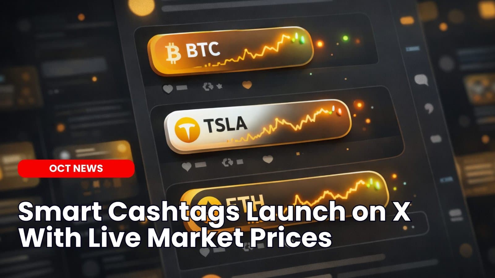 Smart Cashtags Launch on X With Live Market Prices image