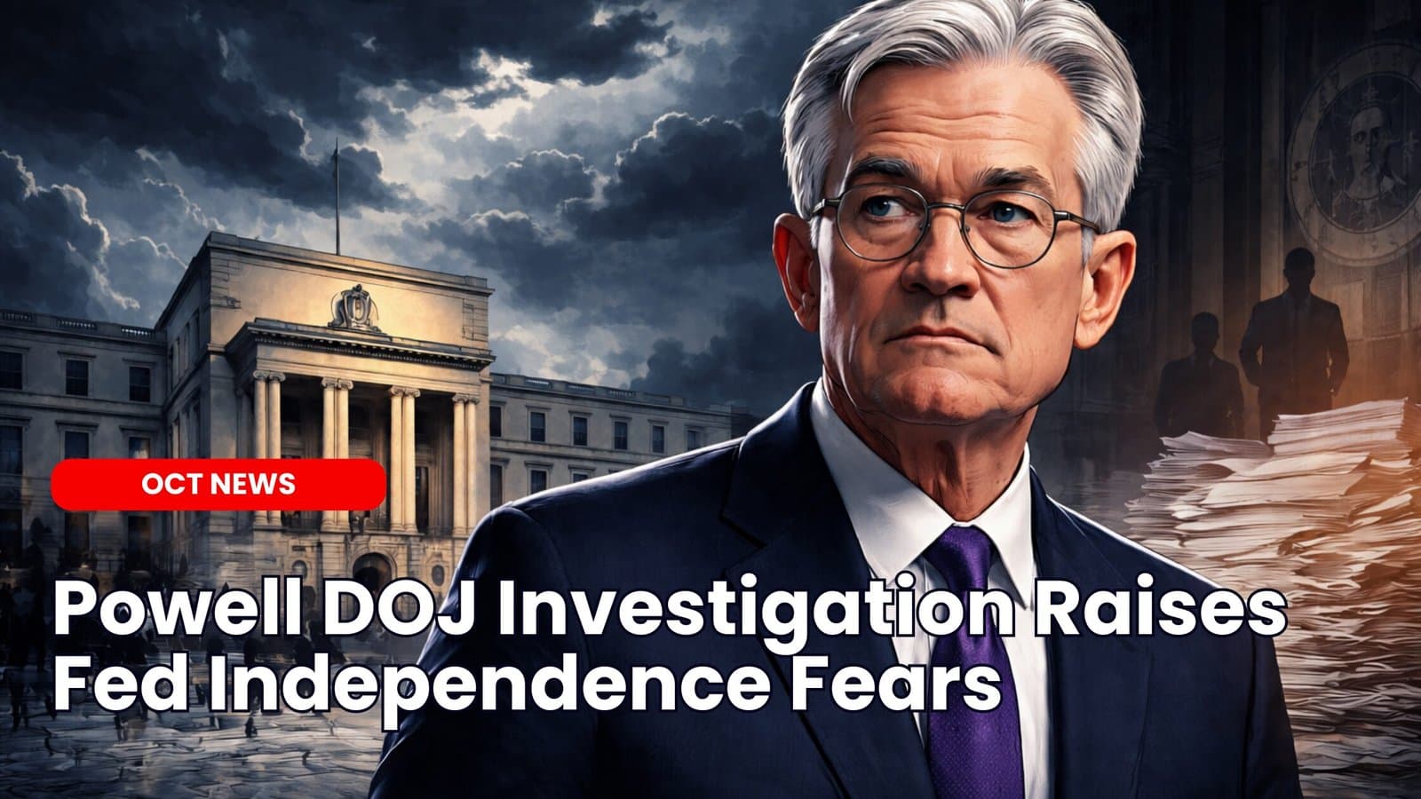 Powell DOJ Investigation Sparks Fed Independence Fears image
