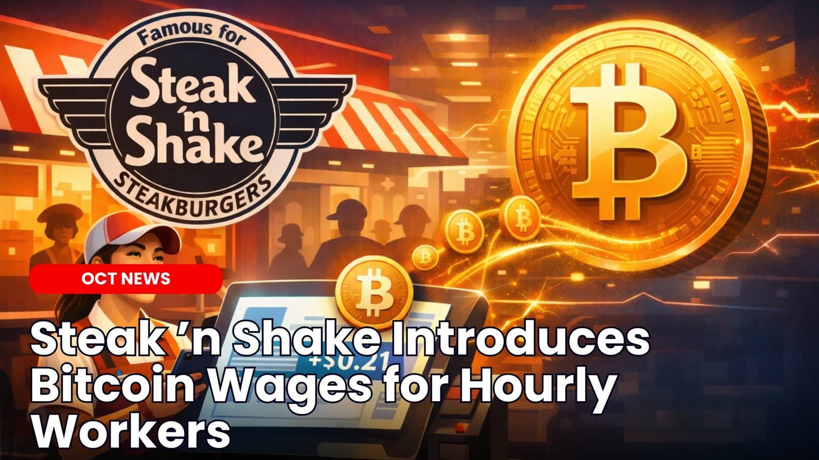 Steak ’n Shake Introduces Bitcoin Wages for Hourly Workers image