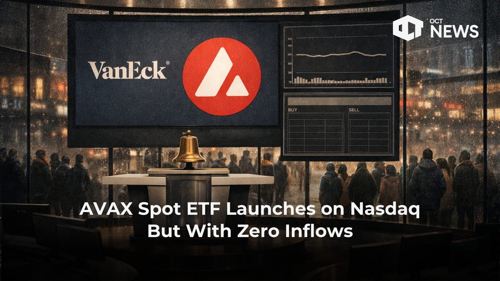 AVAX Spot ETF Launches on Nasdaq But With Zero Inflows image