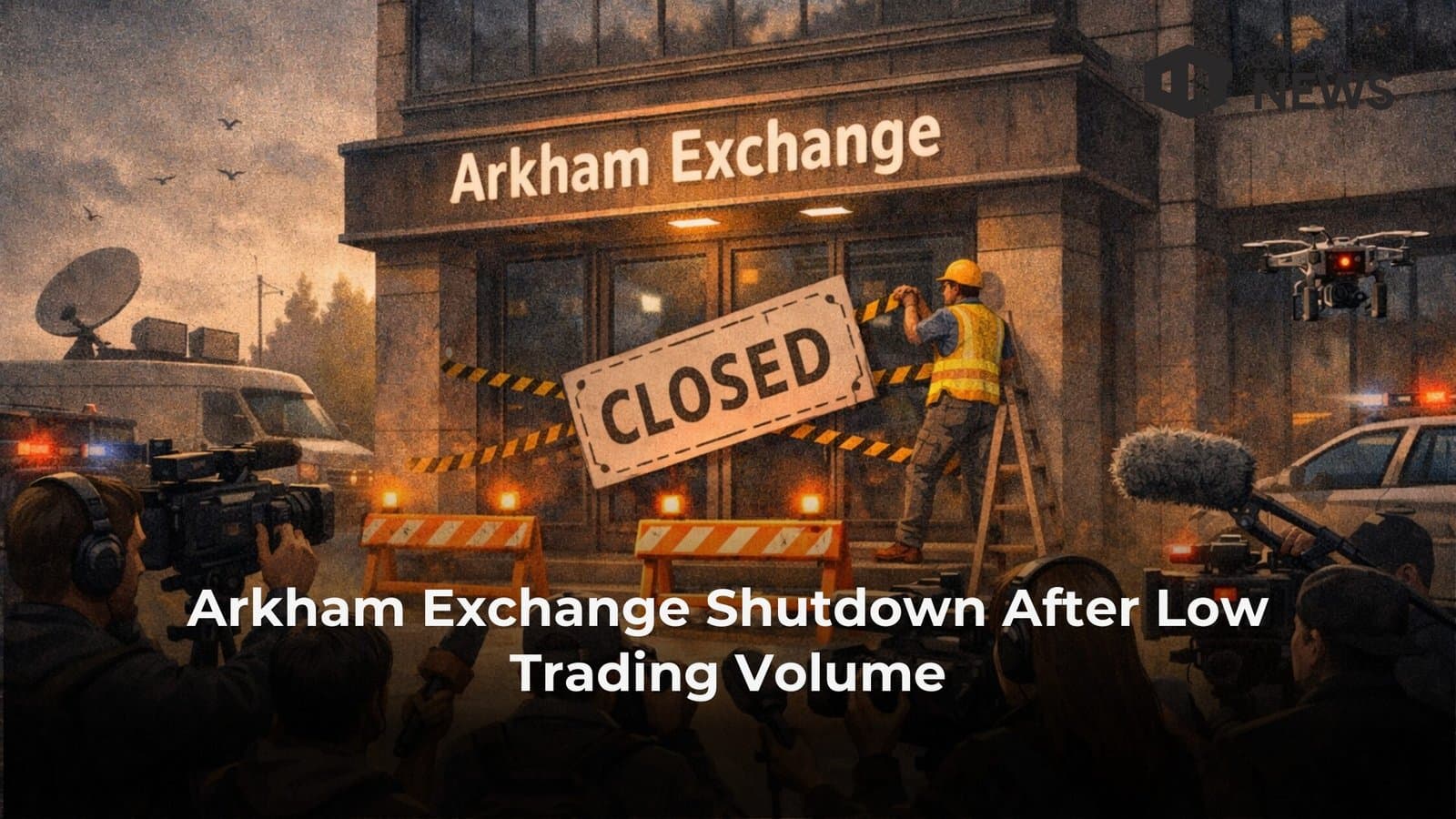 Arkham Exchange Shutdown After Low Trading Volume image
