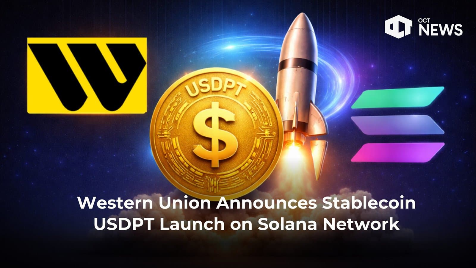 Western Union Announces Stablecoin USDPT Launch on Solana Network image