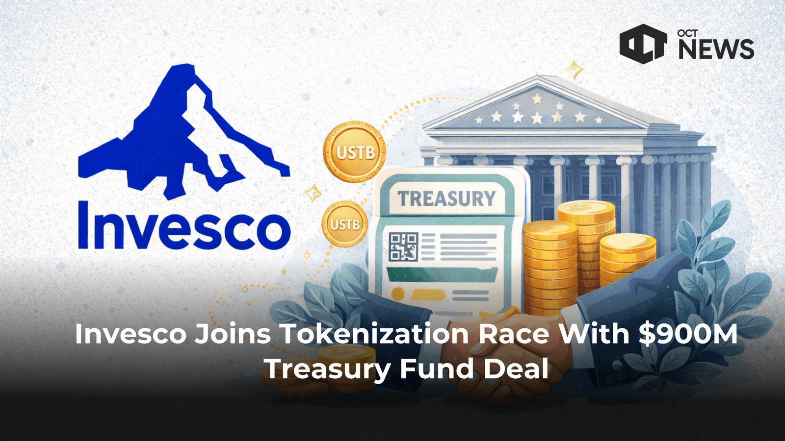 Invesco Joins Tokenization Race With $900M Treasury Fund Deal image