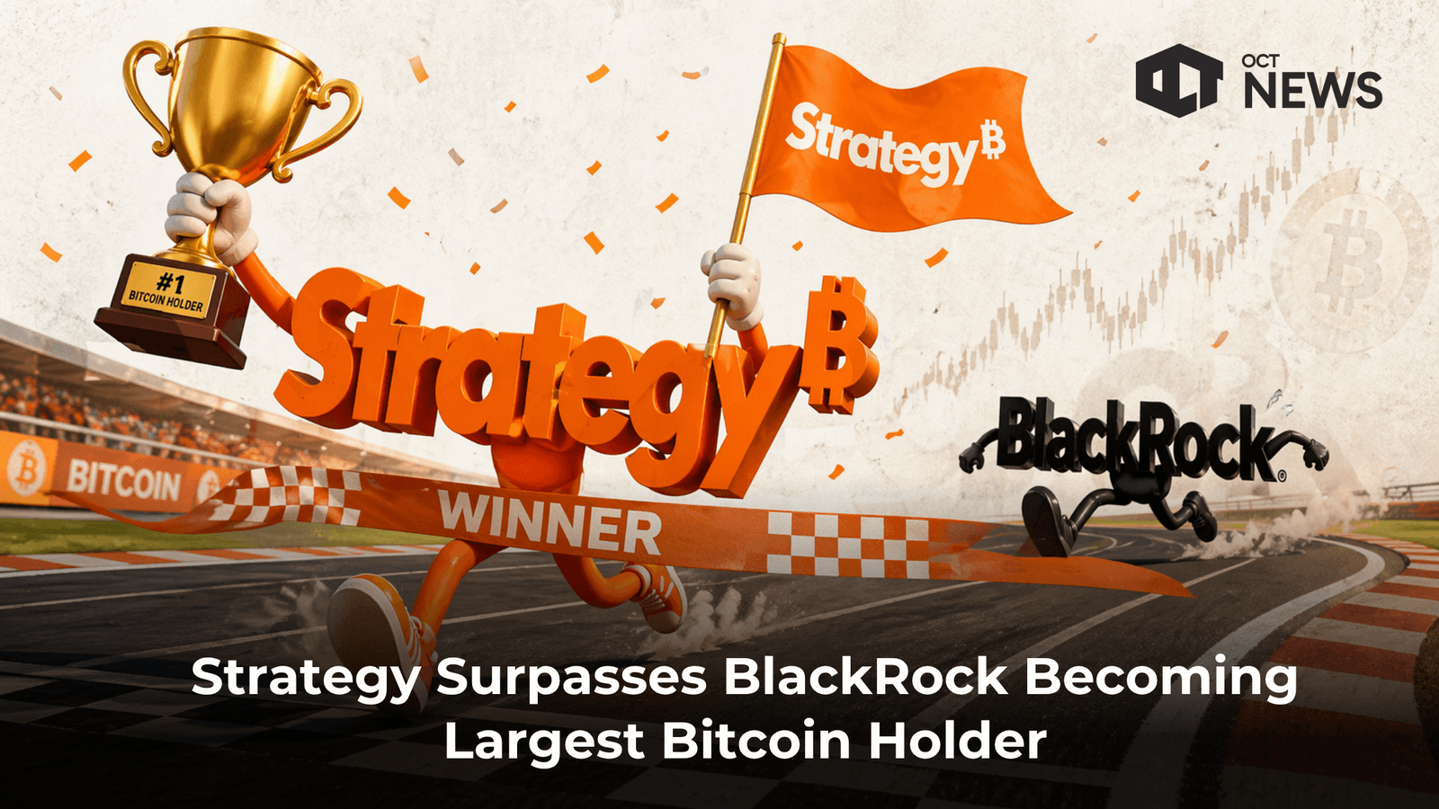 Strategy Surpasses BlackRock Becoming Largest Bitcoin Holder image