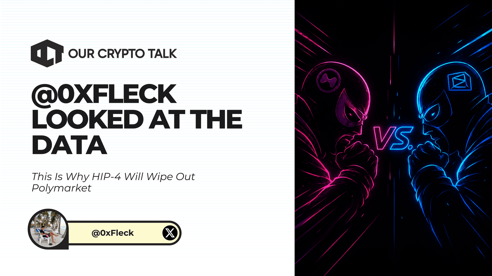 @0xFleck Looked At The Data: This Is Why HIP-4 Will Wipe Out Polymarket